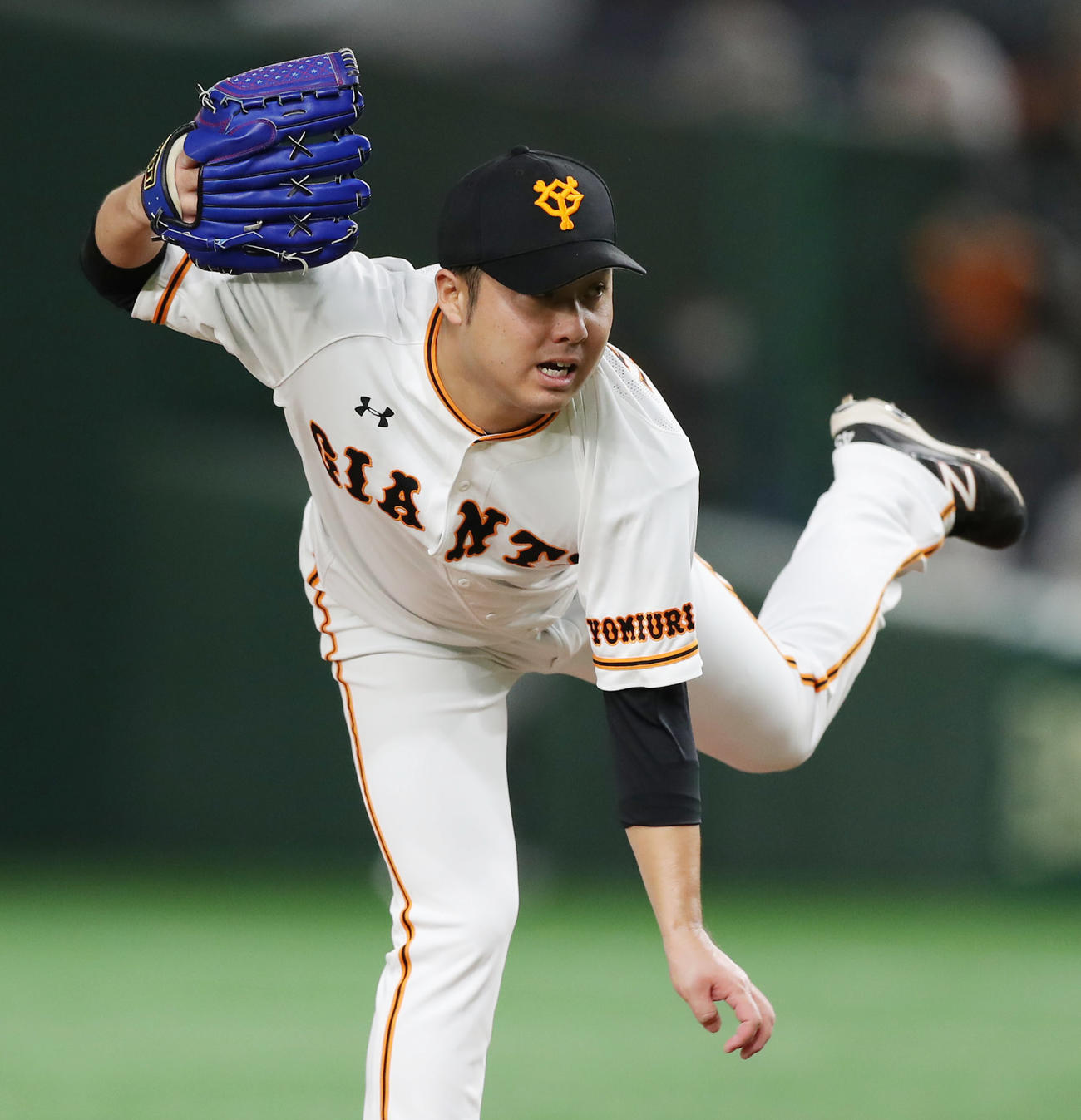 巨人対阪神　巨人先発の今村（撮影・前田充）