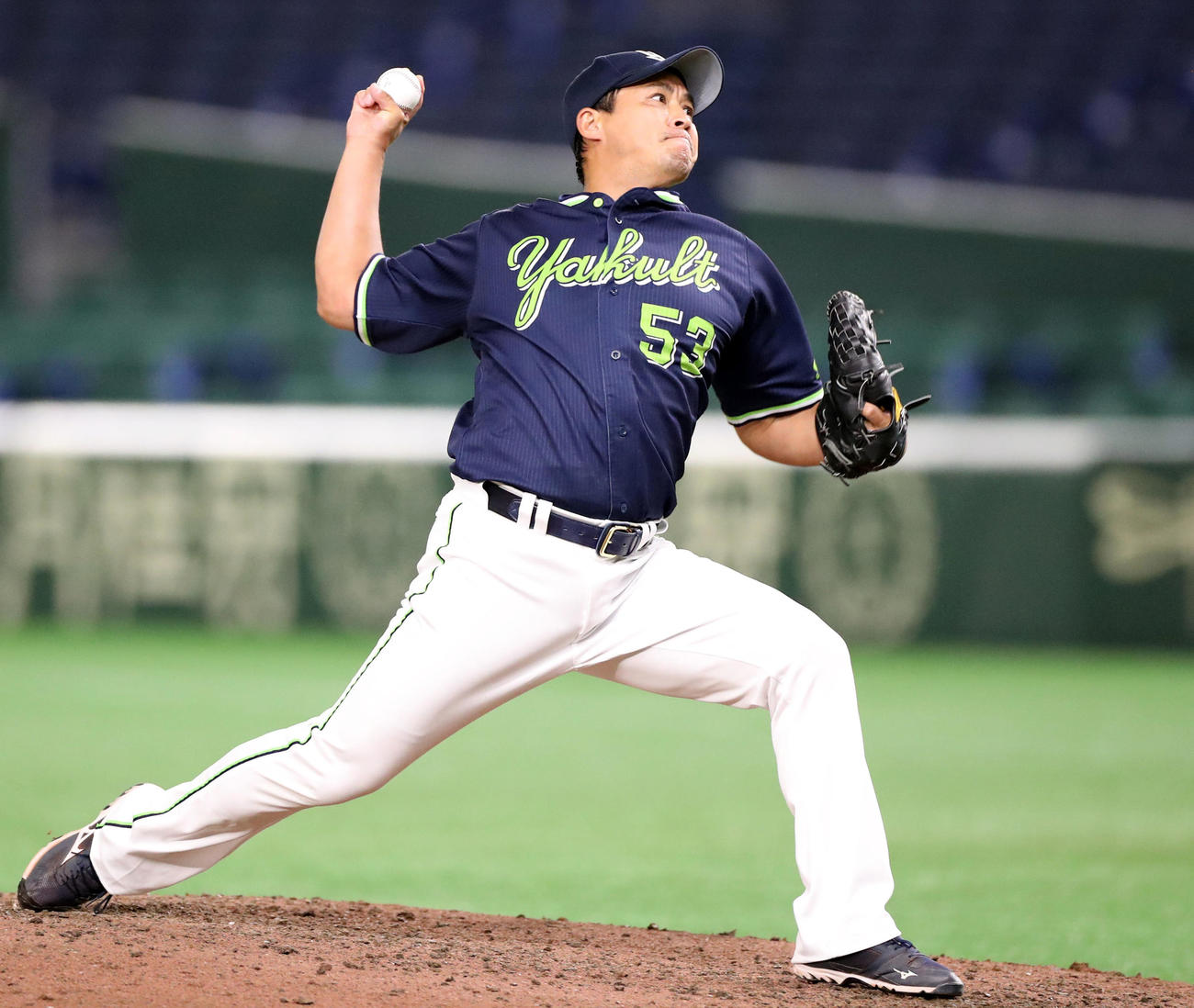 ヤクルト五十嵐亮太（2020年6月6日撮影）