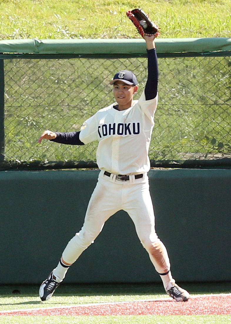 4年秋デビューからドラフト指名を待つ東北福祉大・佐藤（撮影・野上伸悟）