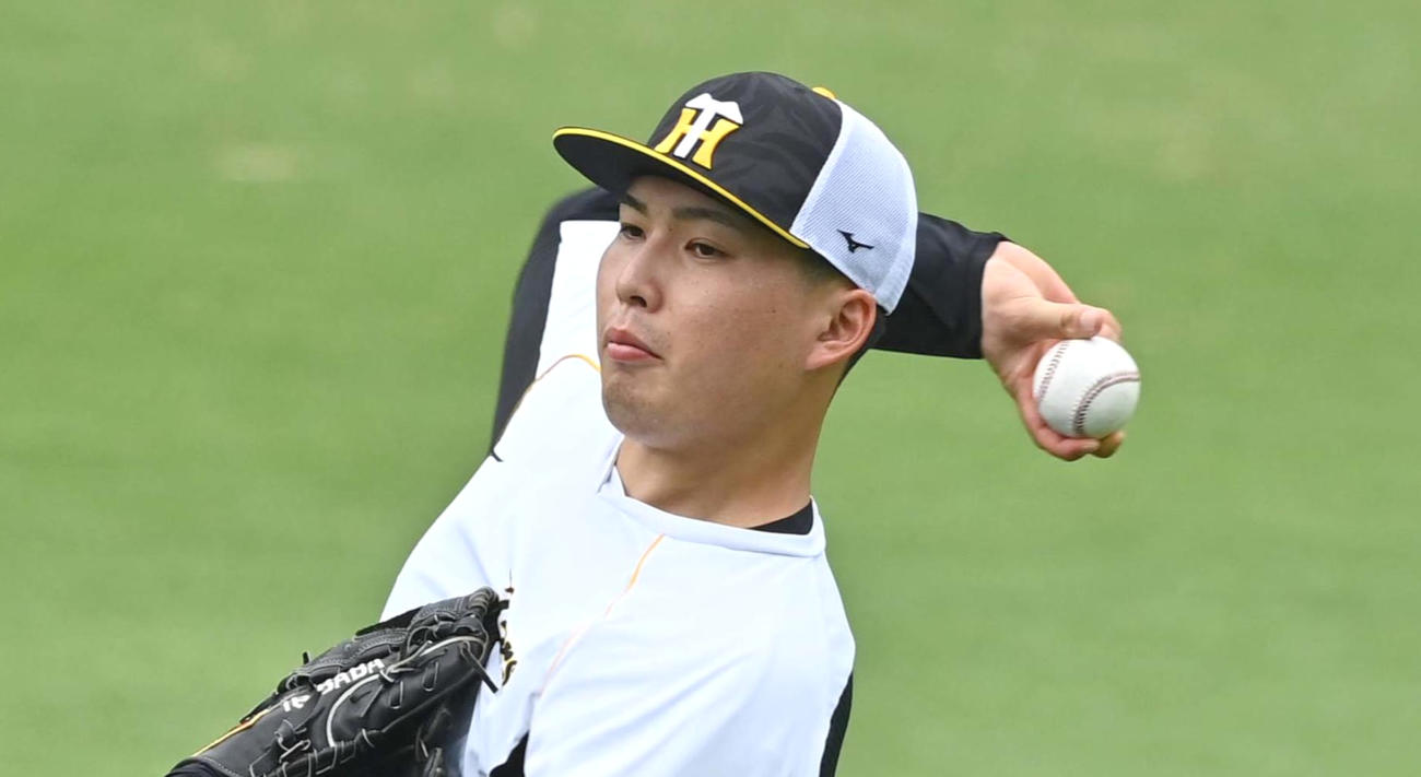阪神馬場皐輔（2020年8月27日撮影）