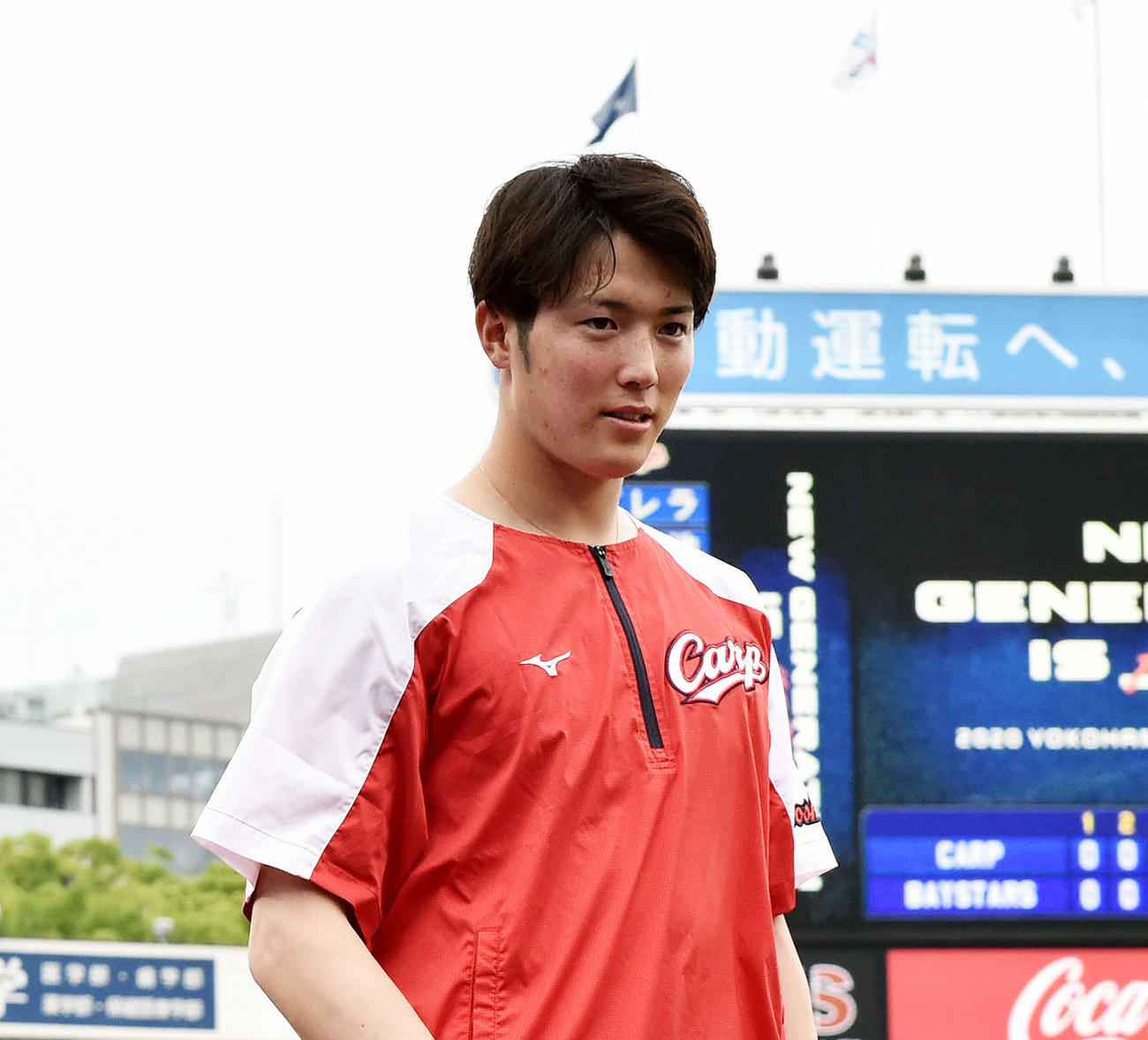 広島森下暢仁（2020年6月21日撮影）