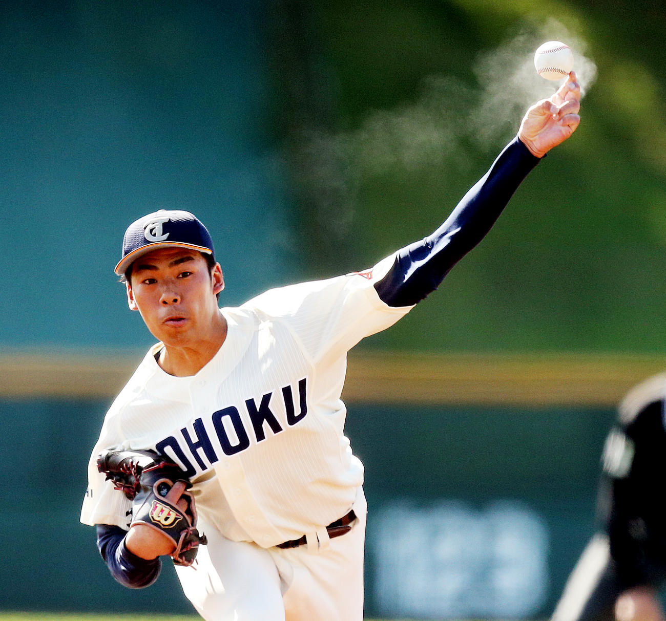 東北福祉大・山野太一（2020年10月13日撮影）