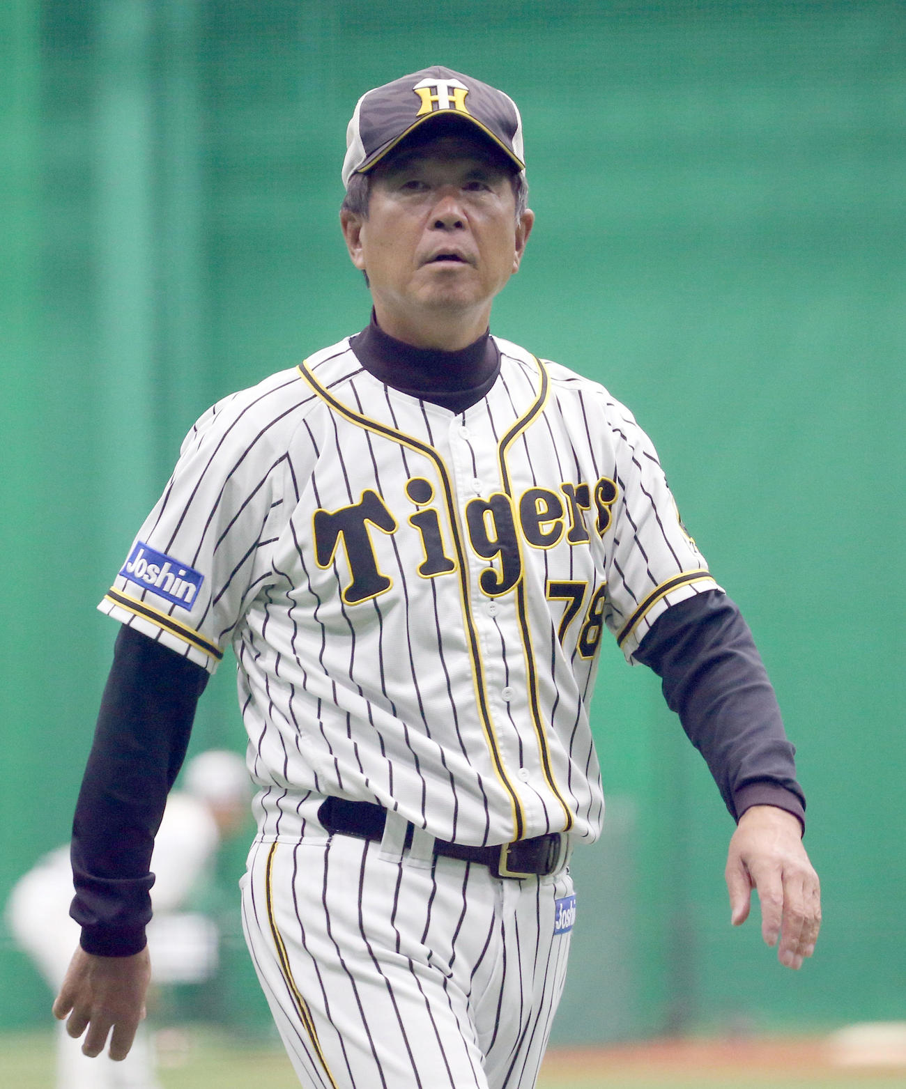 練習を見守る平田勝男2軍監督（代表撮影）