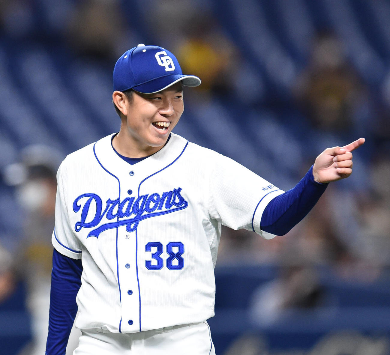 中日松葉貴大（2020年10月15日撮影）