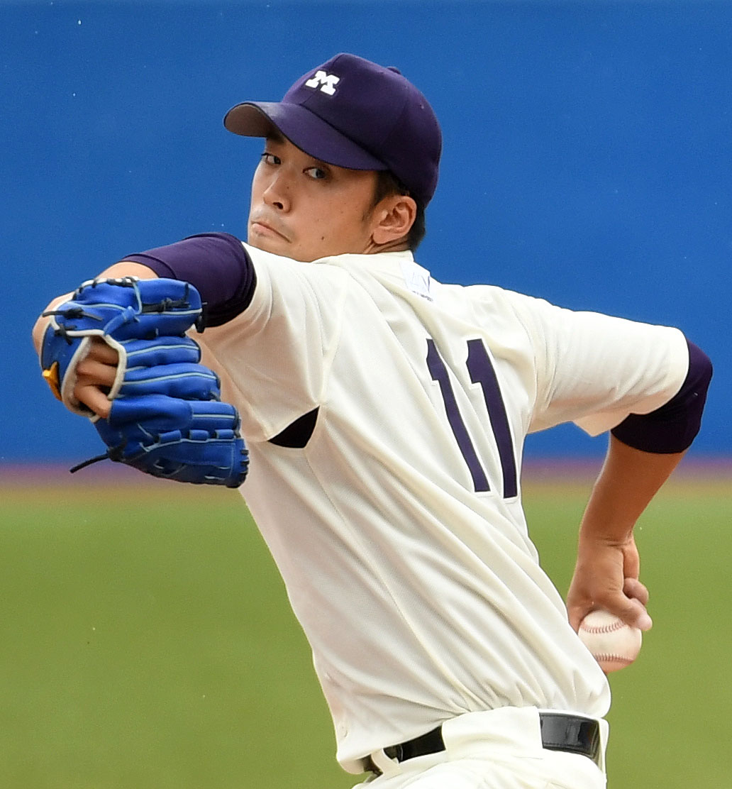 明大・入江大生（2020年9月20日撮影）