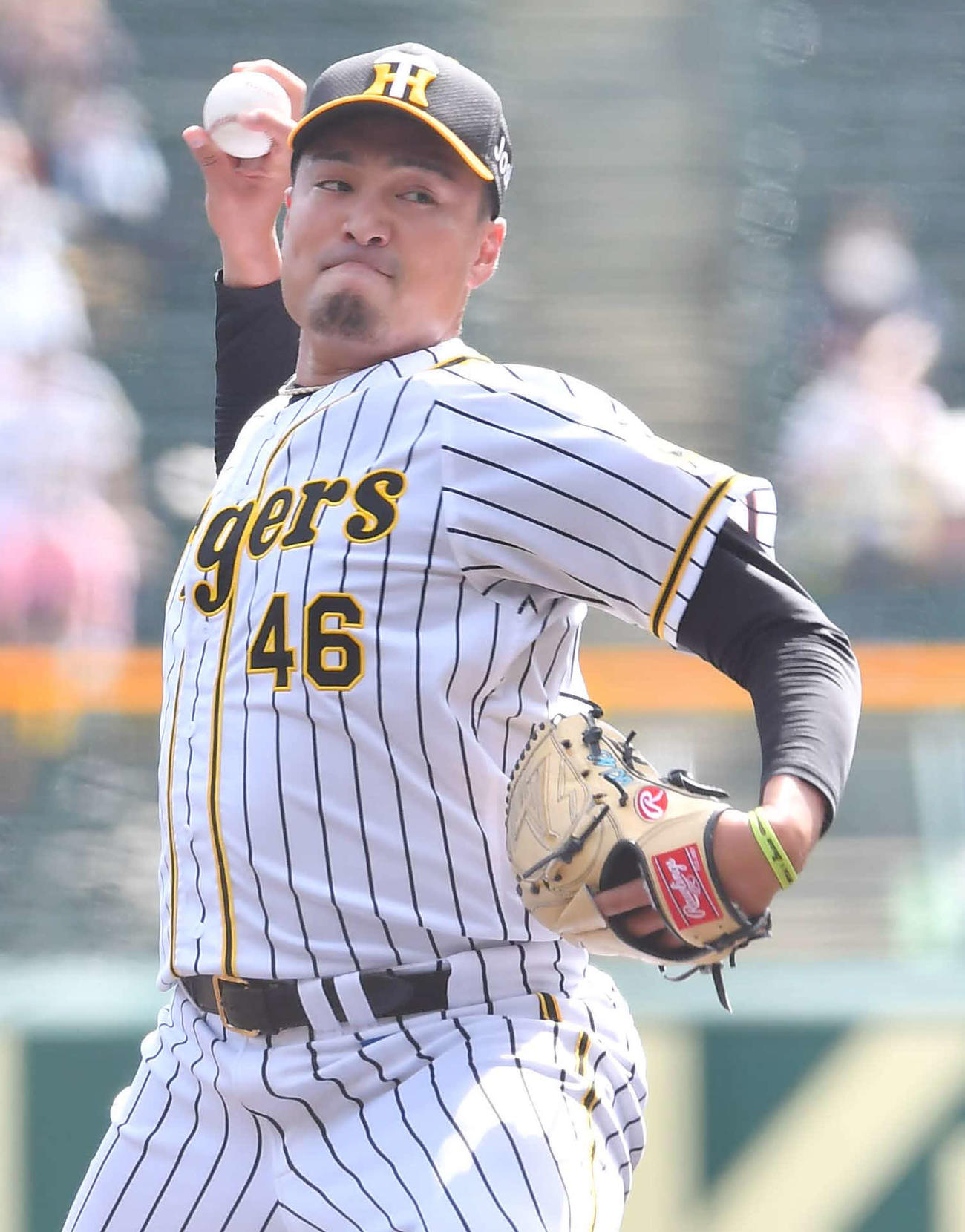 阪神秋山拓巳（2020年9月12日撮影）