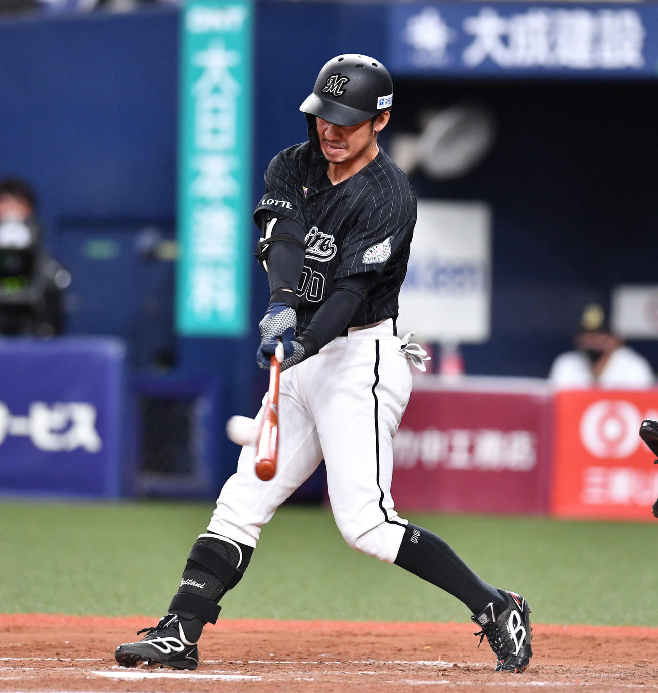 2点適時二塁打で通算350二塁打を達成した鳥谷敬（撮影・岩下翔太）