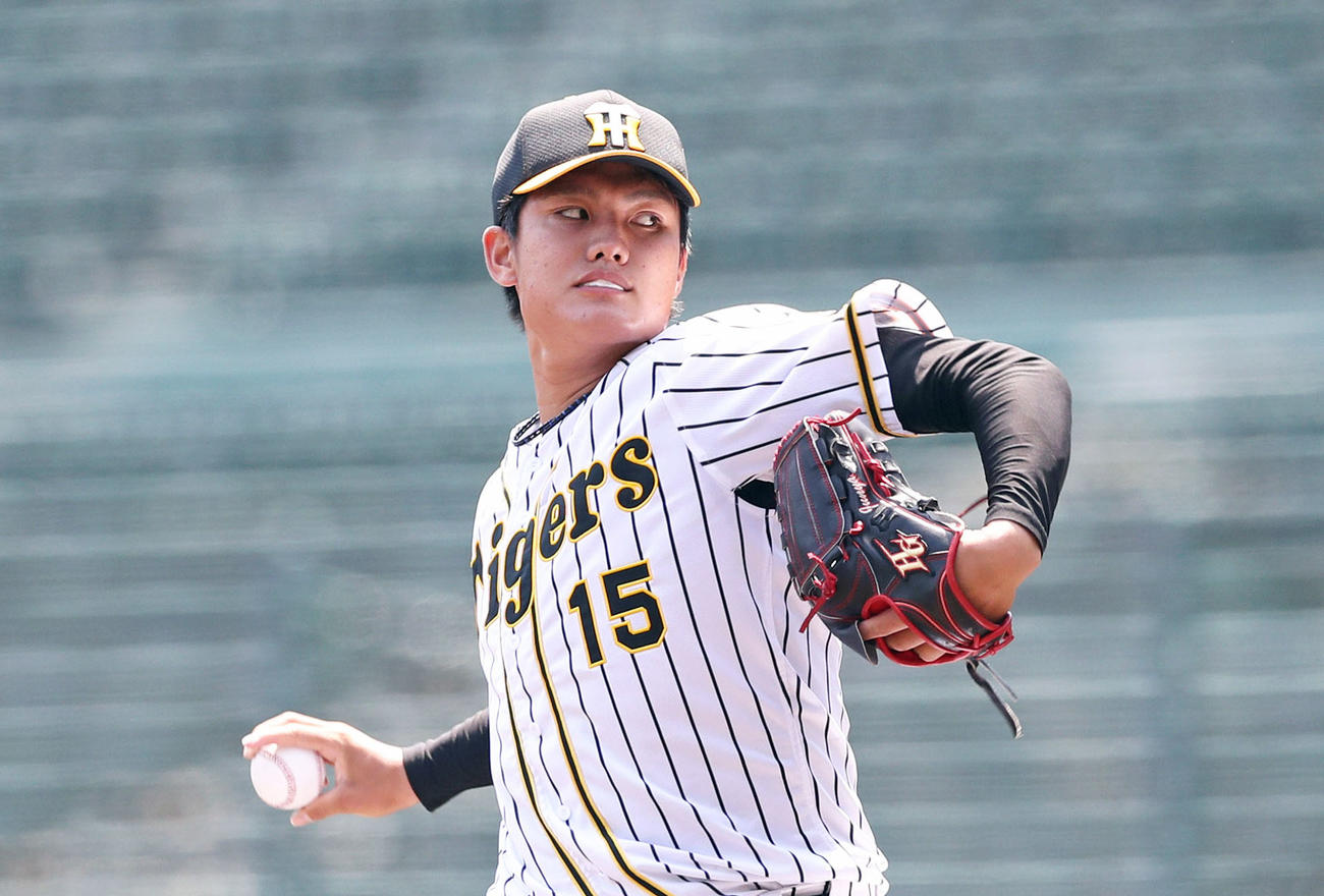 阪神西純矢（2020年6月24日撮影）
