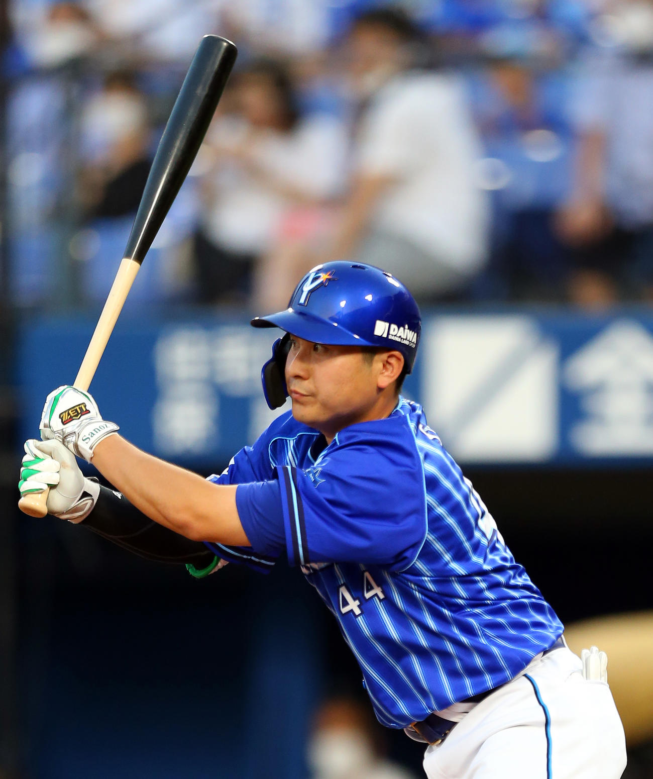 DeNA佐野恵太（2020年8月14日撮影）