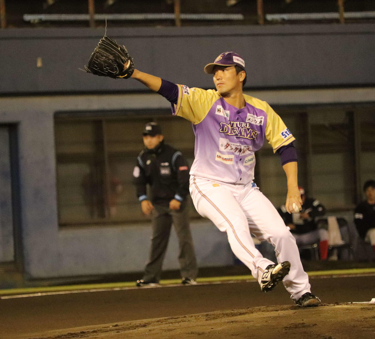 ルートインBCリーグ信濃戦　2安打完封で勝利に貢献した神奈川・乾（撮影・小早川宗一郎）