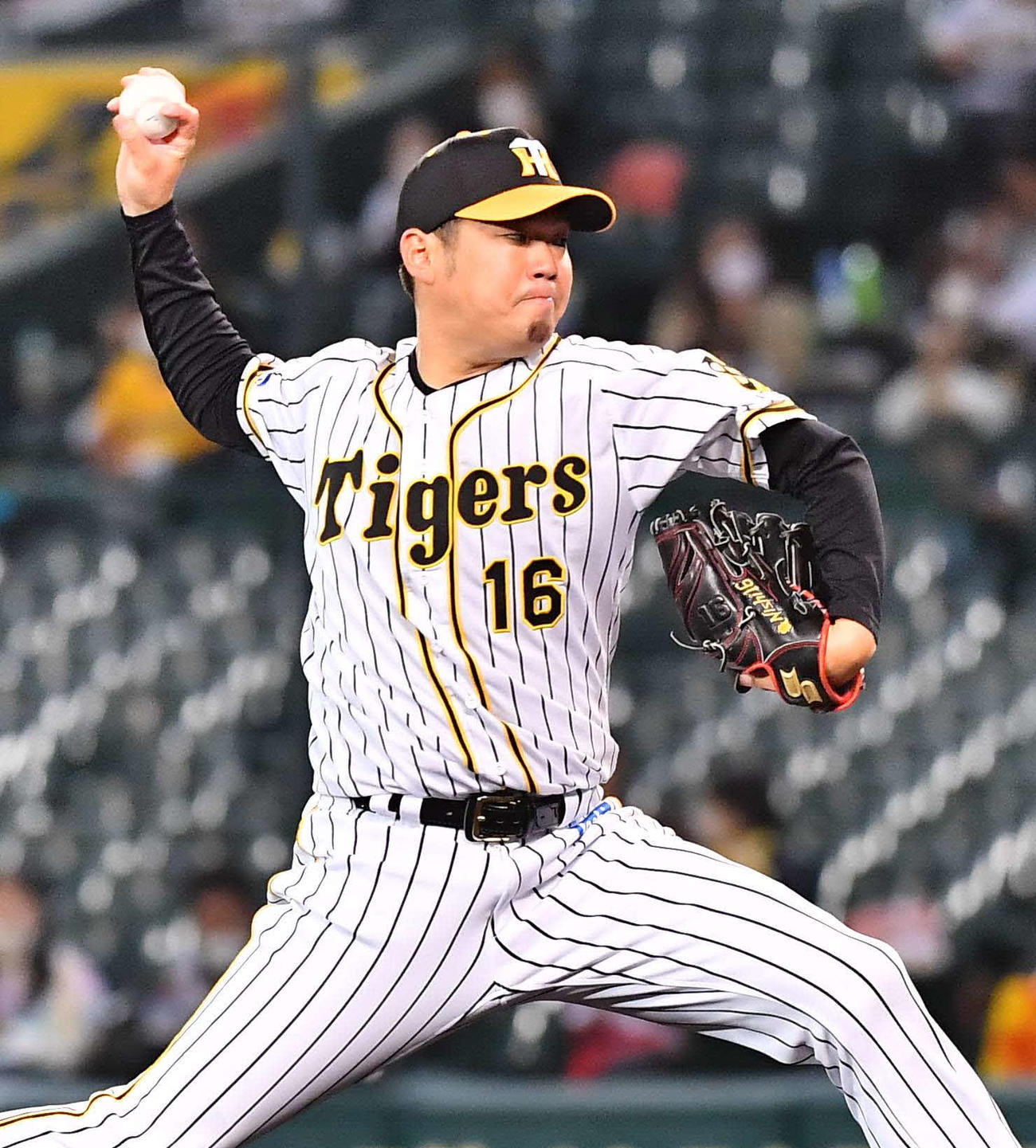 阪神対中日　阪神先発西勇輝（撮影・上田博志）