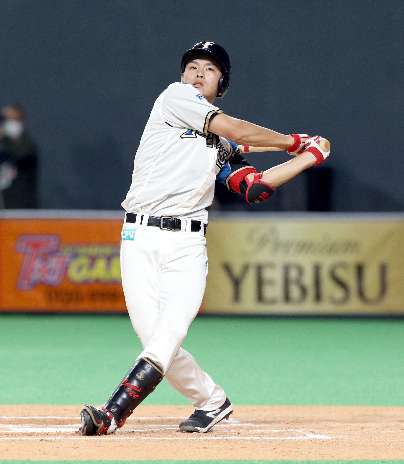 日本ハム対オリックス　10回裏日本ハム無死、野村は三振に終わる（撮影・佐藤翔太）