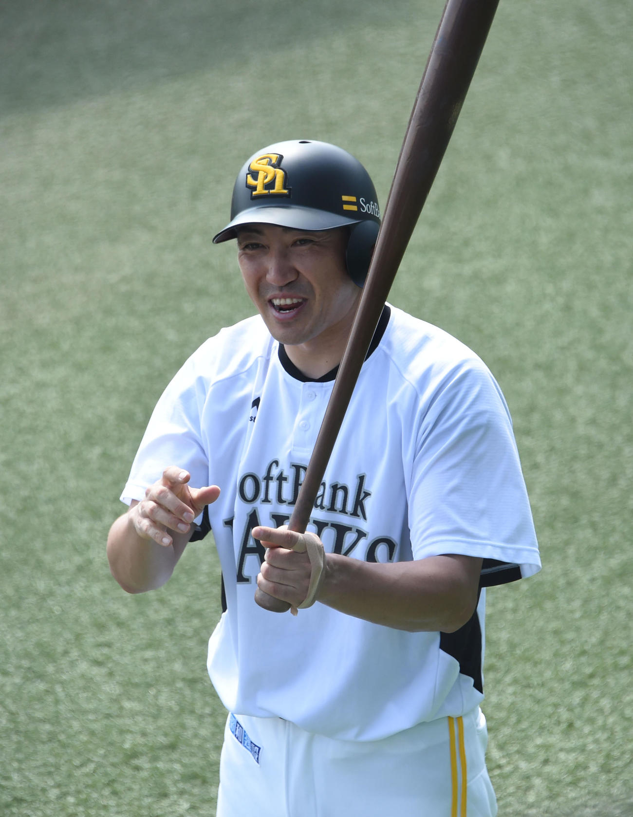 ソフトバンク内川聖一（2020年6月26日撮影）