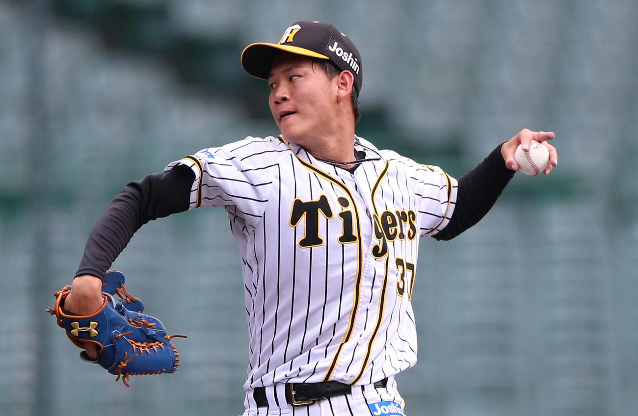 阪神及川雅貴（2020年6月25日撮影）