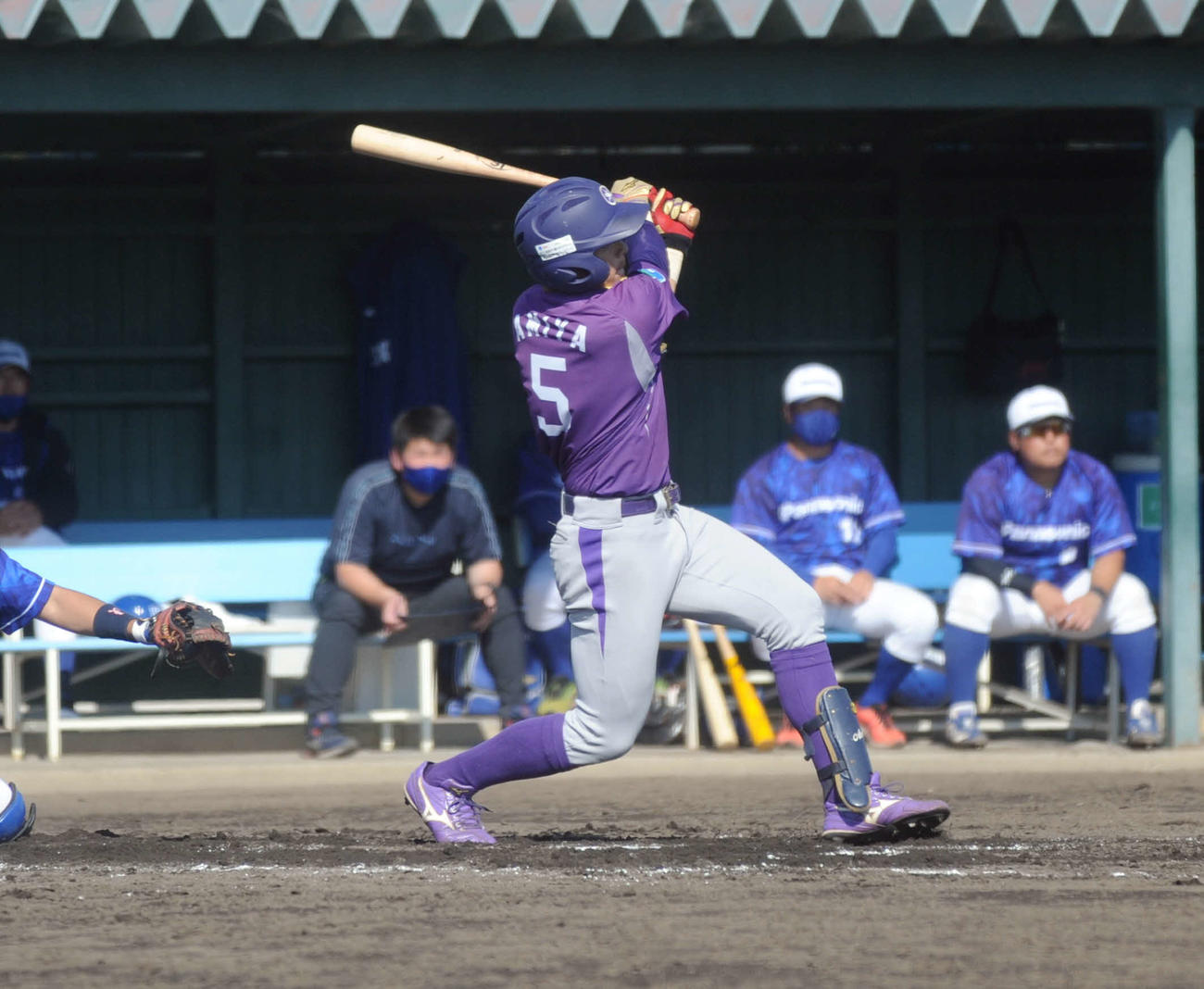 2回に先制3ランを放ったヤマハの網谷