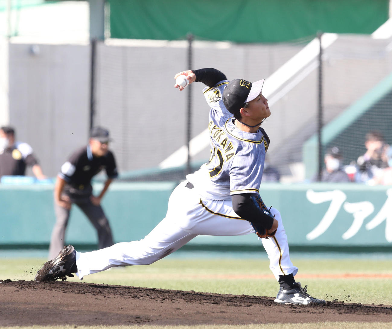 ソフトバンク対阪神　阪神先発・及川雅貴（撮影・梅根麻紀）