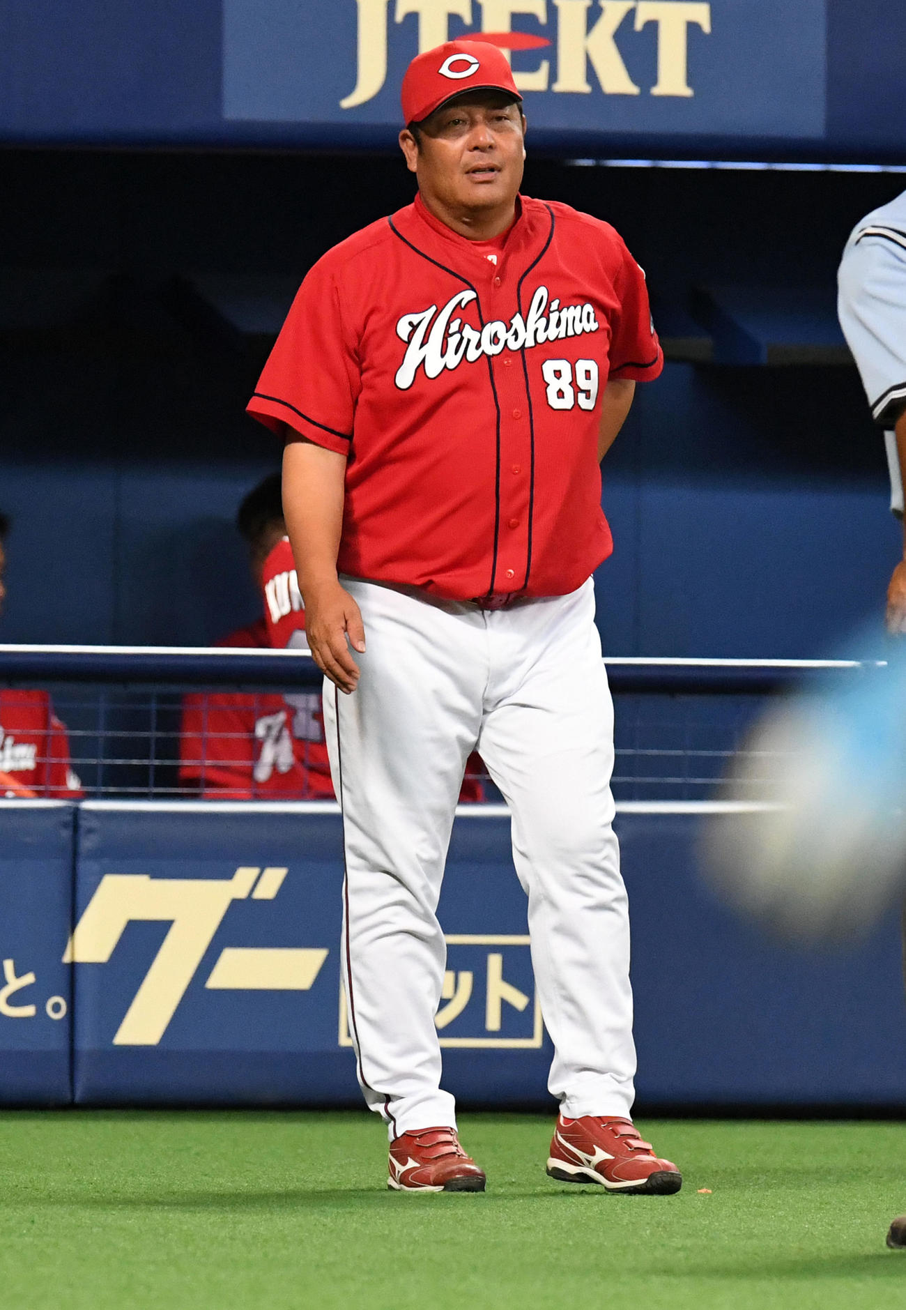 水本勝己広島2軍監督（2017年7月19日撮影）