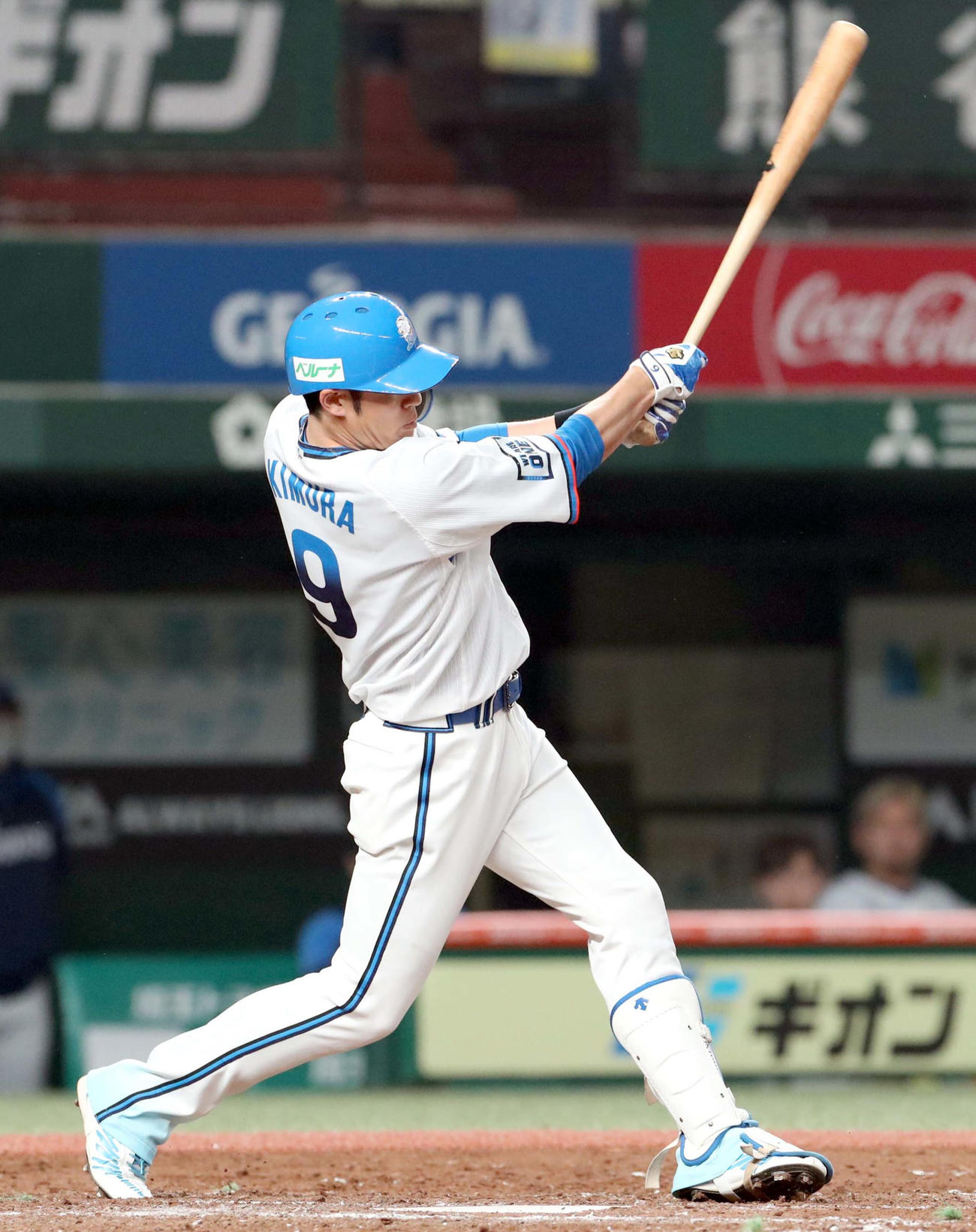 西武対日本ハム　5回裏西武2死、木村は左越え本塁打を放つ（撮影・佐藤翔太）