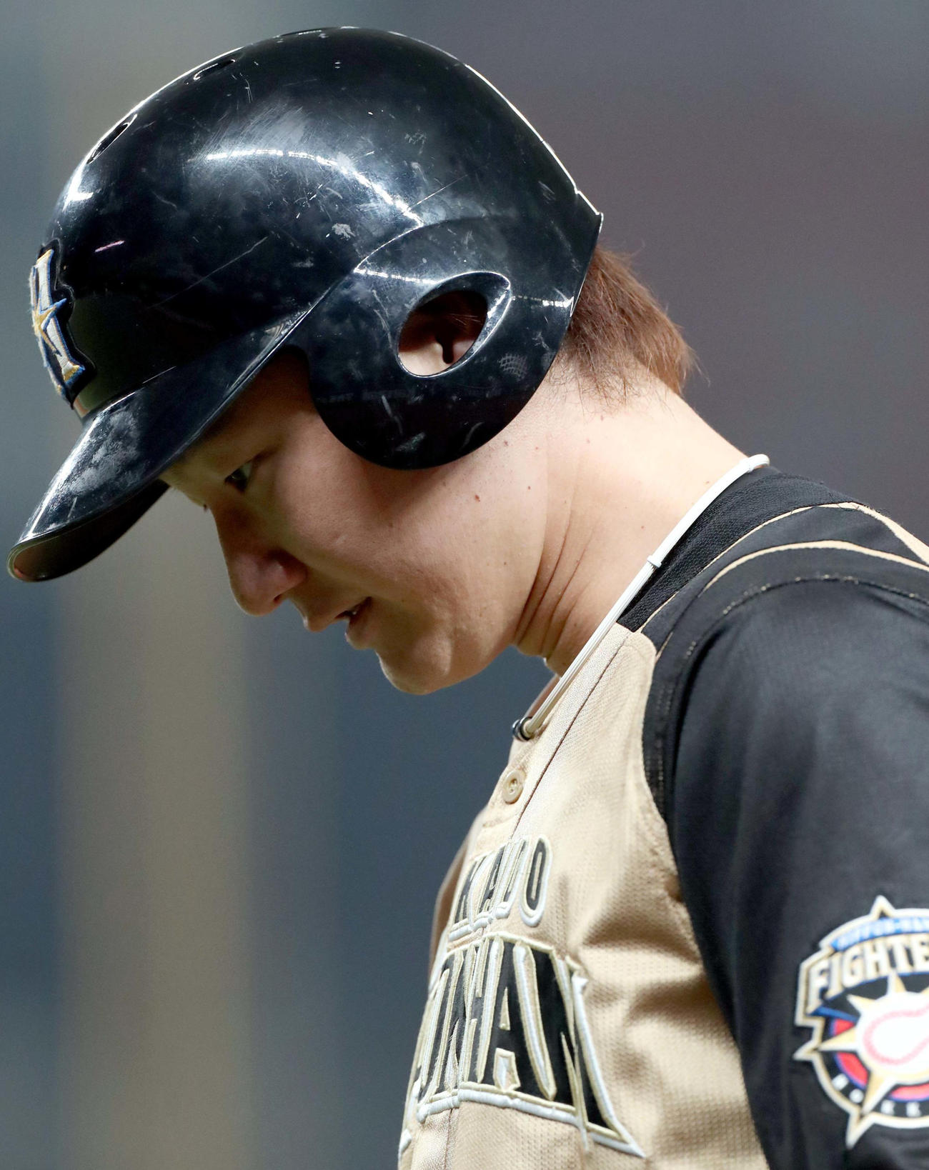 西武対日本ハム　7回表日本ハム2死満塁、三ゴロに終わる渡辺（撮影・佐藤翔太）