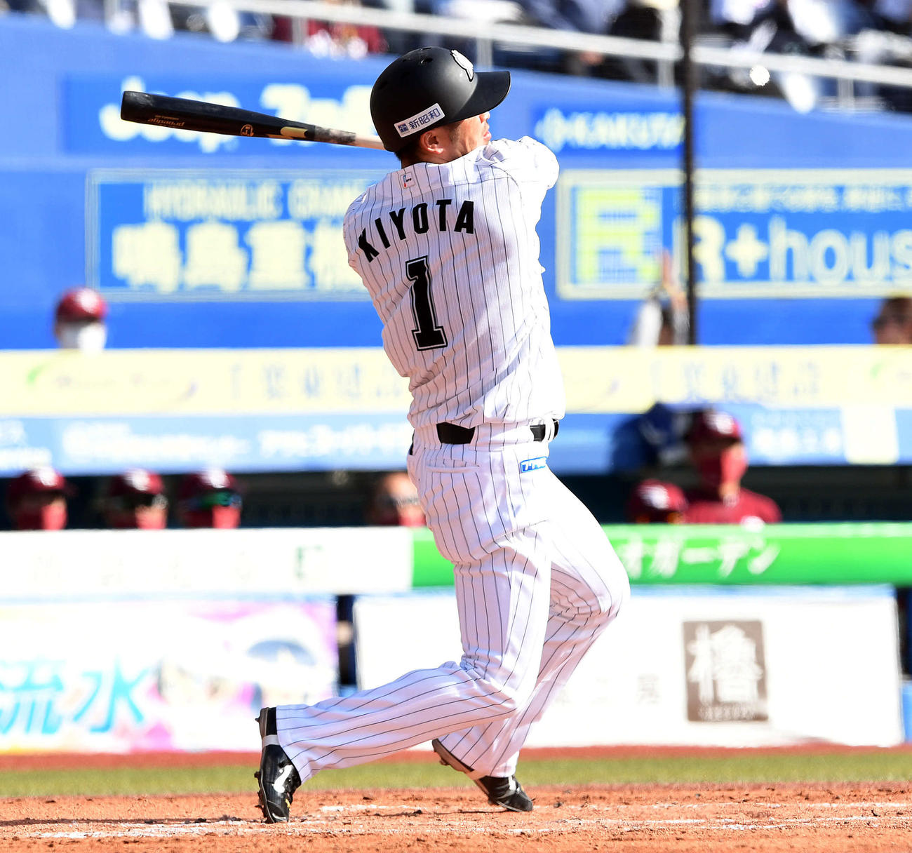 ロッテ・清田育宏（2020年11月1日撮影）