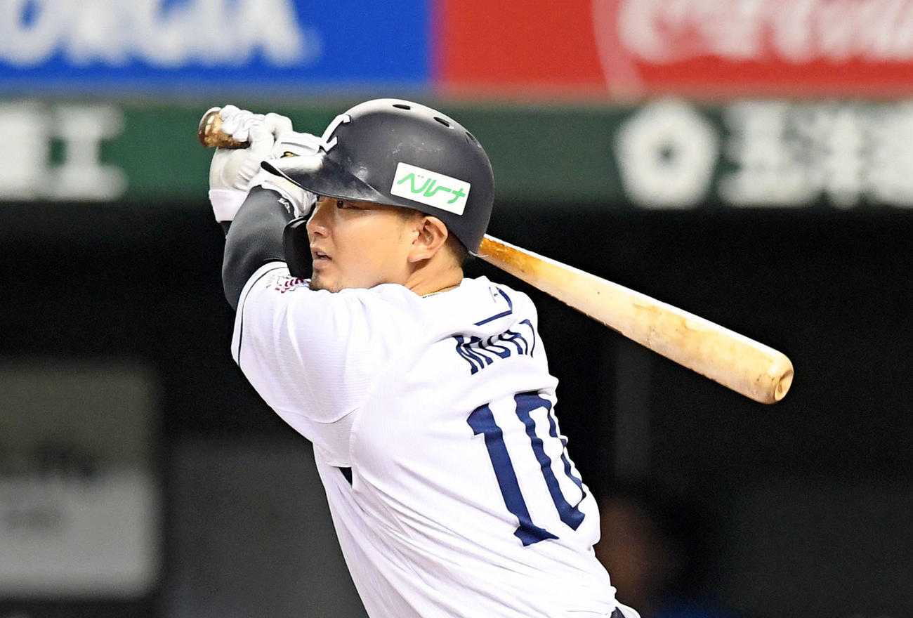 西武森友哉（2019年9月19日撮影）