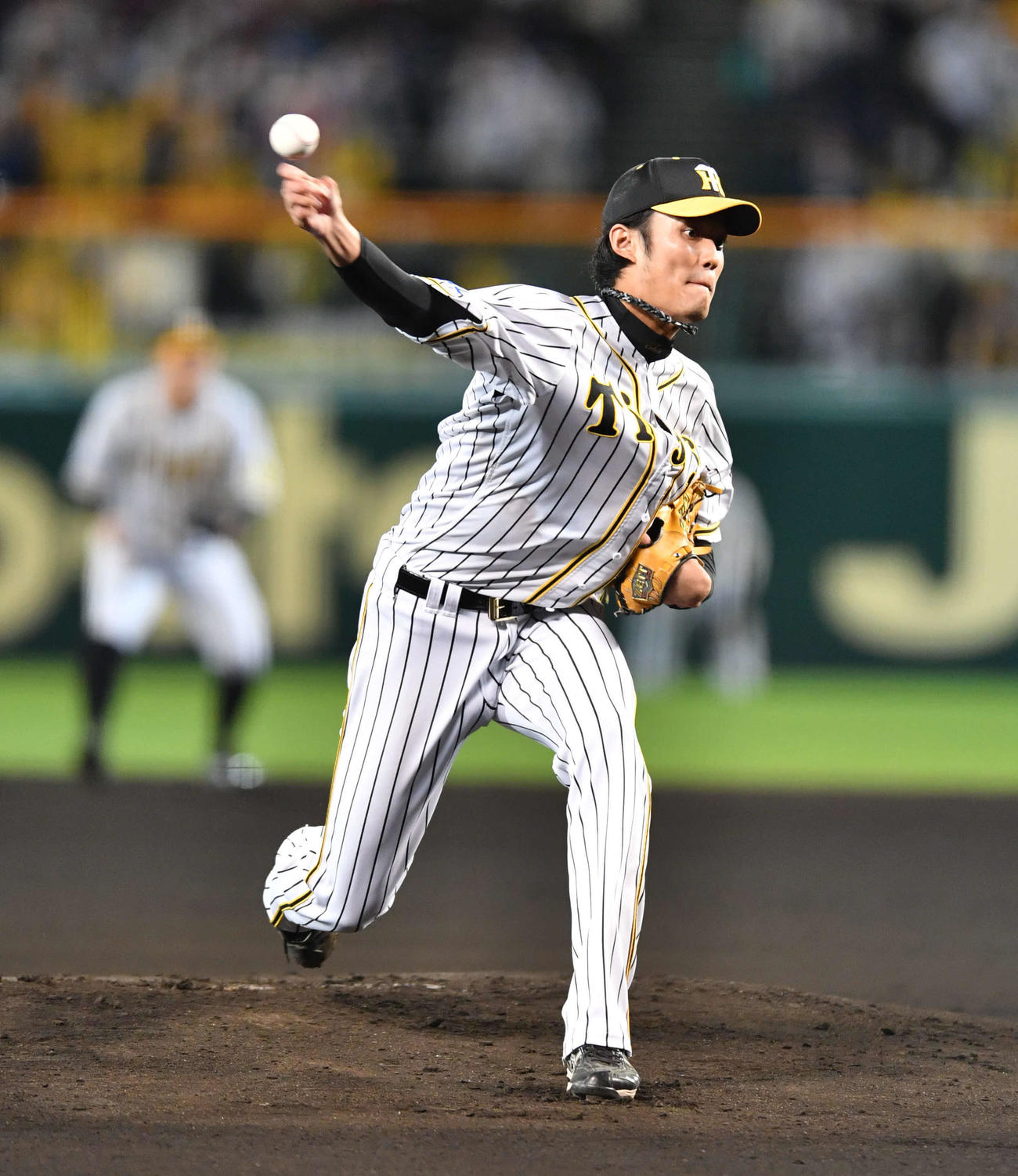 阪神対ヤクルト　阪神先発の藤浪（撮影・岩下翔太）