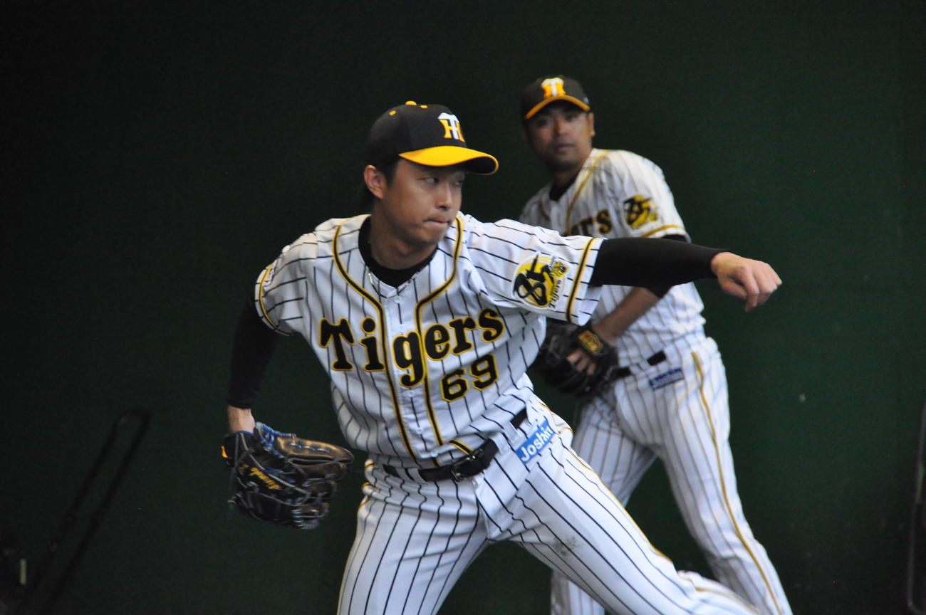 阪神島本浩也（2020年2月16日撮影）