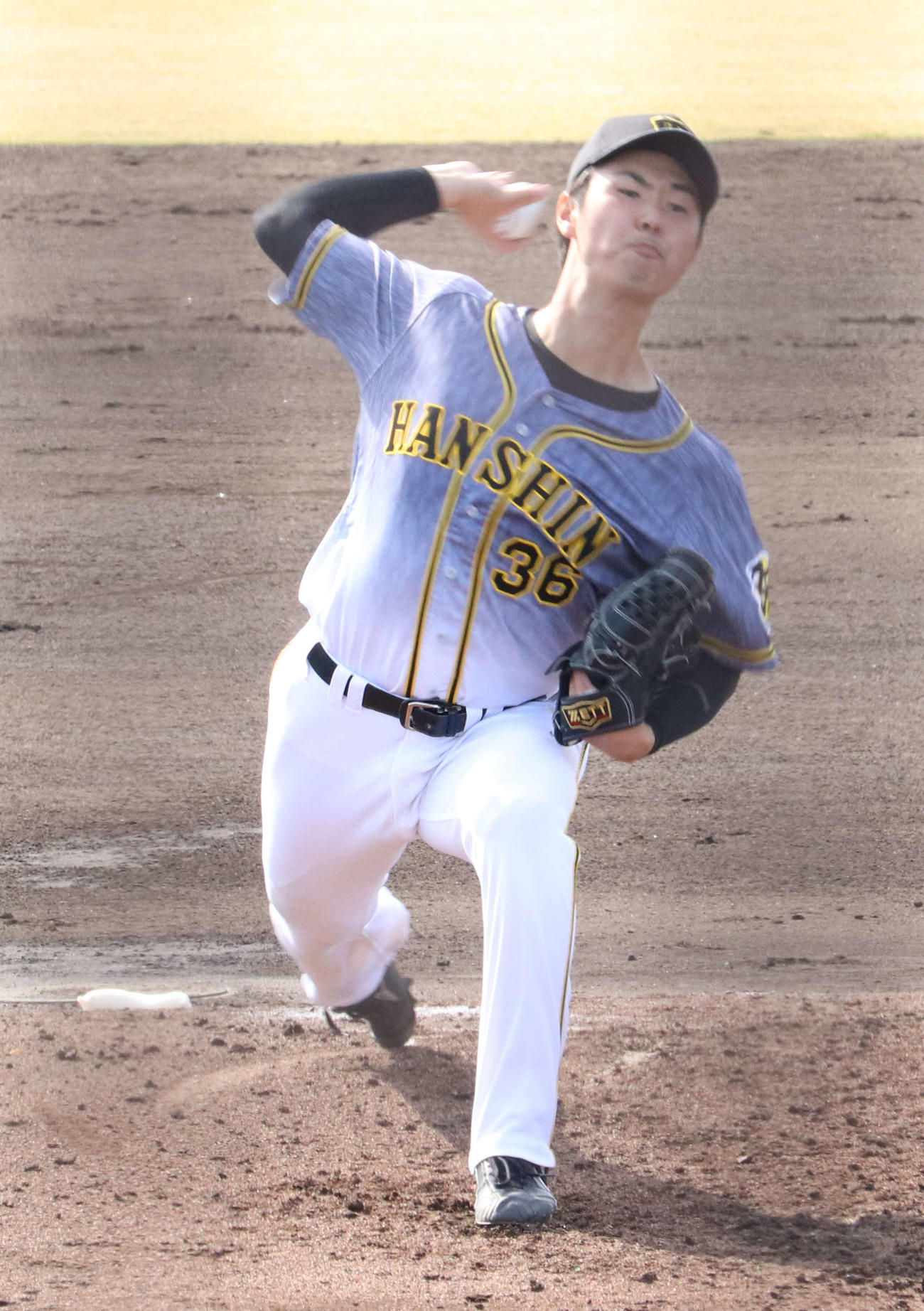 2軍オリックス戦に先発した浜地（撮影・望月千草）