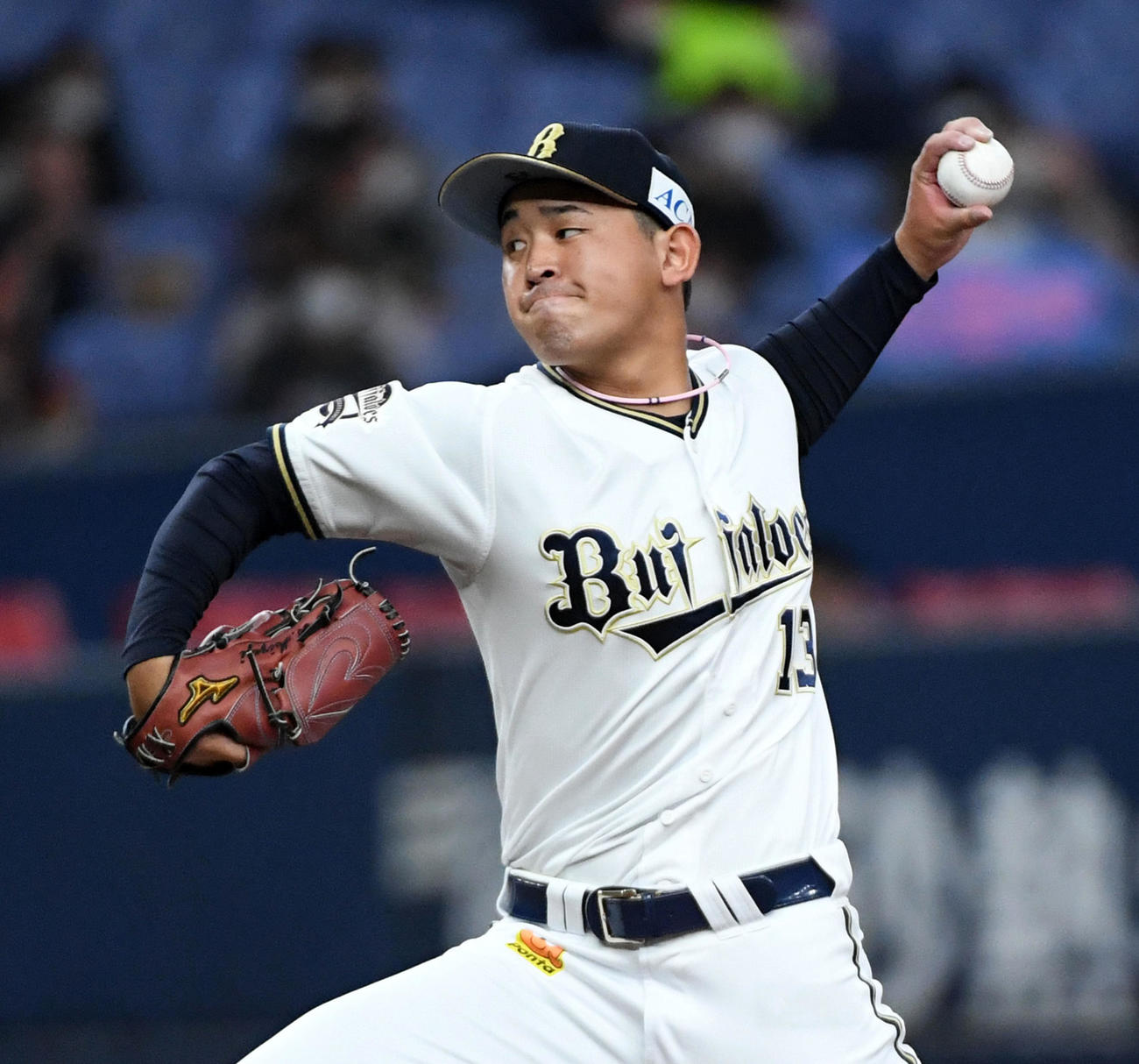 オリックス宮城大弥（2020年10月4日撮影）