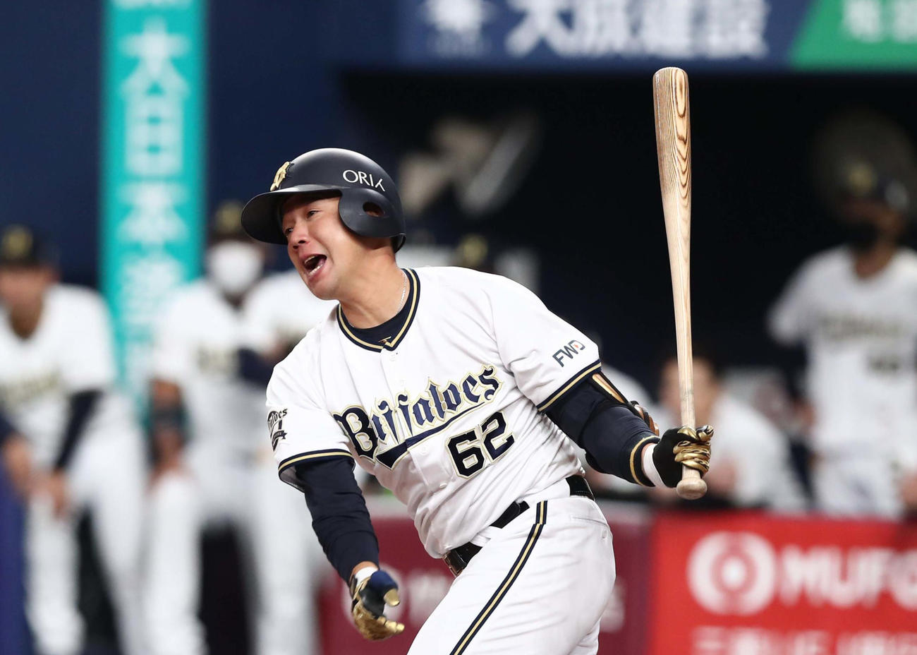 オリックス対日本ハム　8回裏オリックス1死、代打で登場の山崎勝は三ゴロに終わる（撮影・黒川智章）