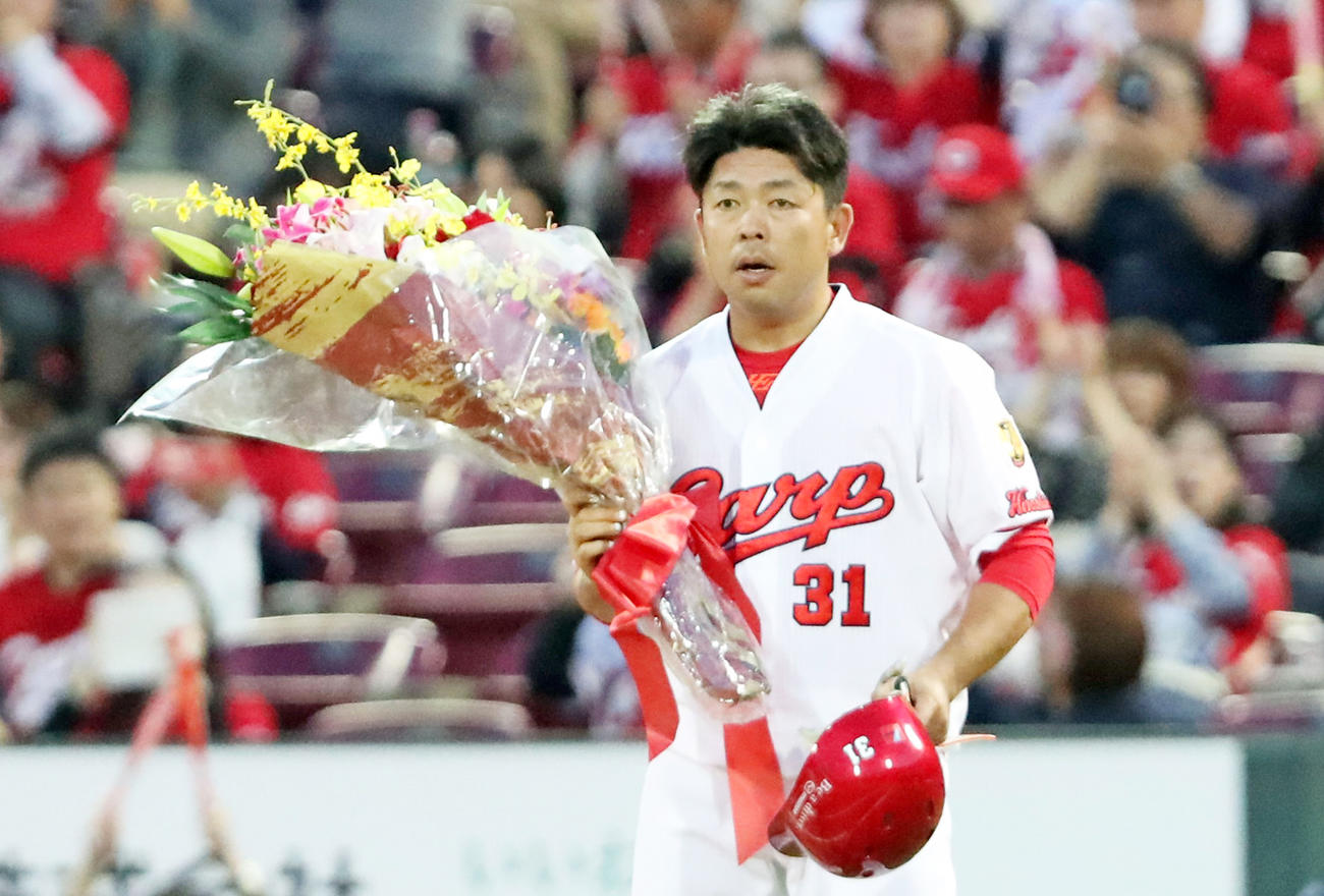 広島石原慶幸（2018年5月11日撮影）