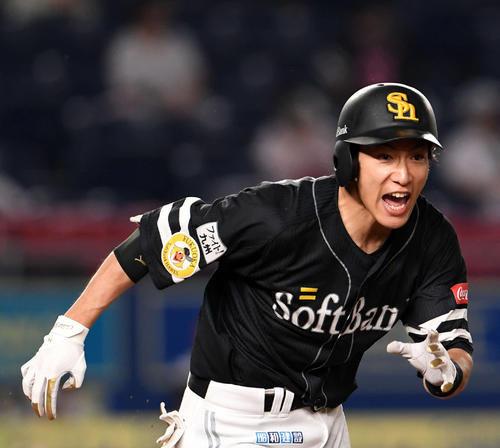 ソフトバンク柳田悠岐(2020年8月22日)