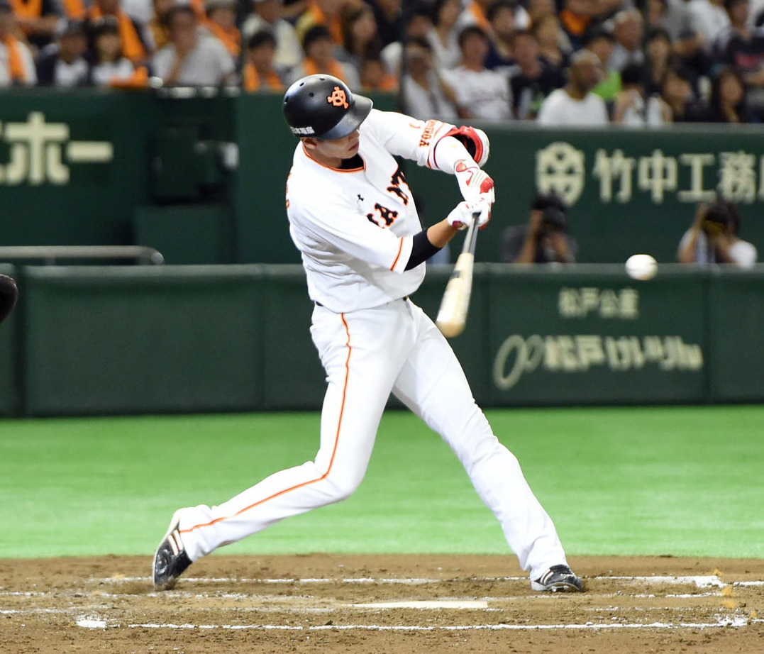 16年7月30日ヤクルト戦での打撃フォーム