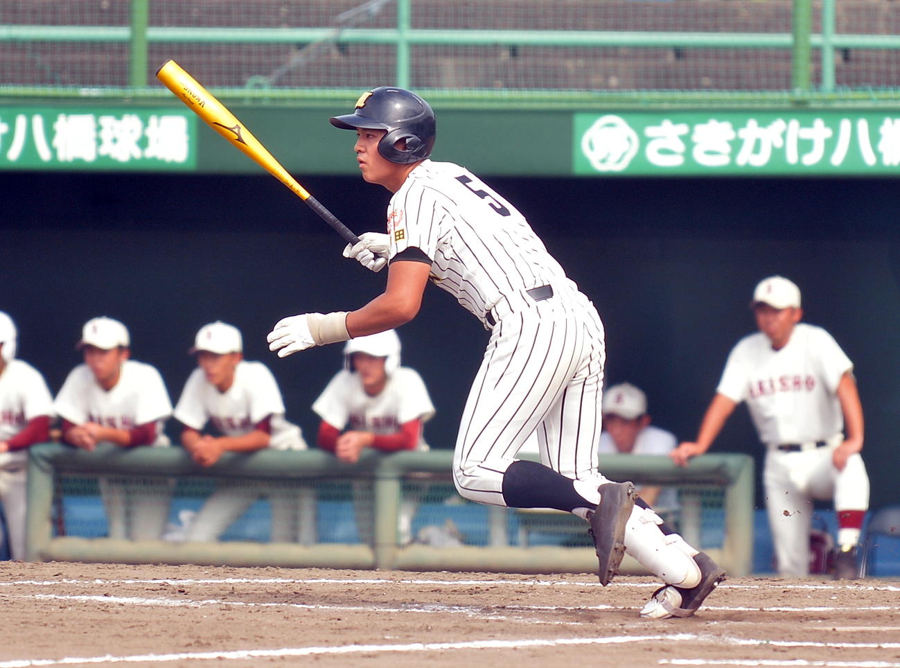 ノースアジア大明桜・平尾蒼凱内野手（2019年09月05日撮影）