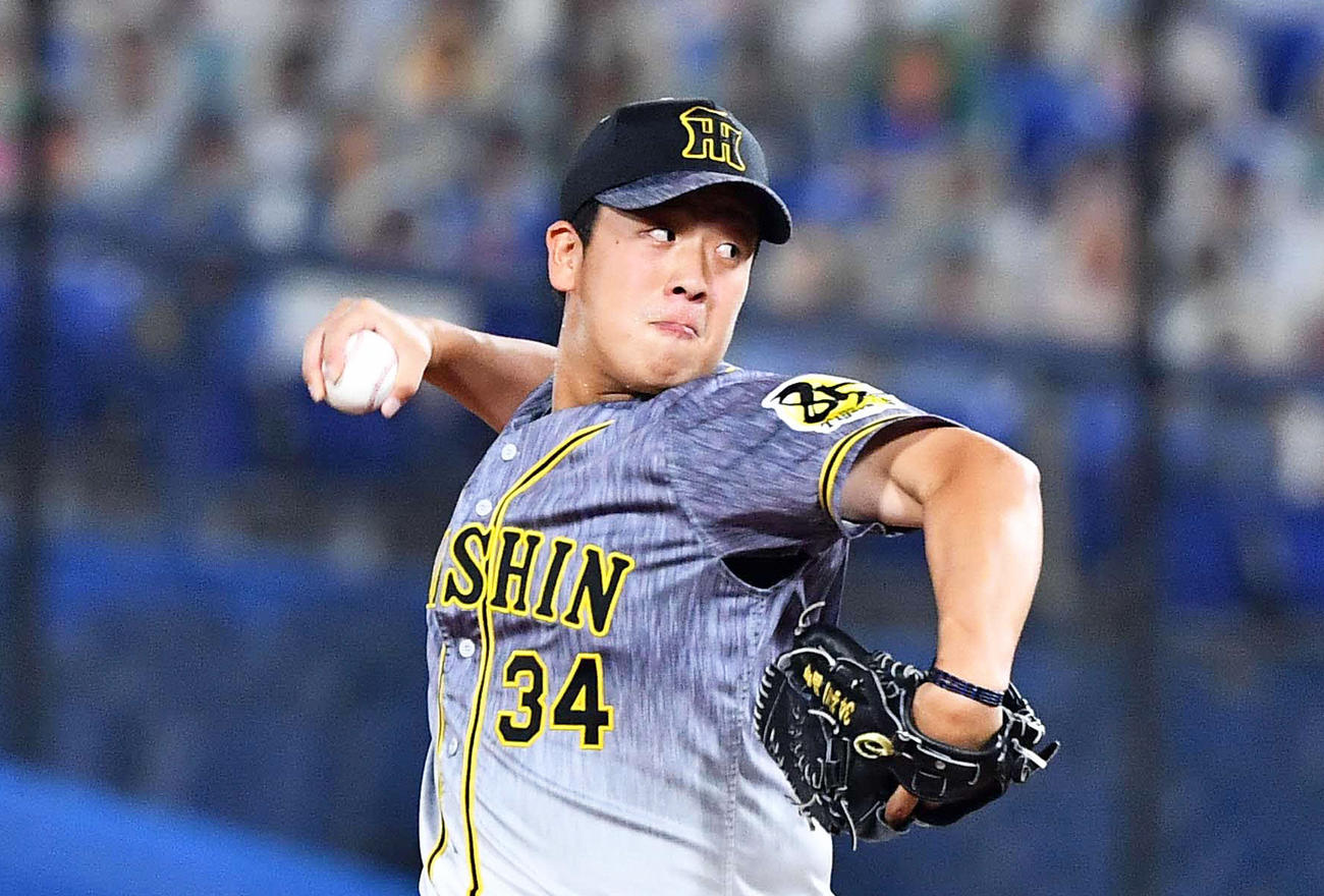 阪神谷川昌希（2020年6月27日撮影）