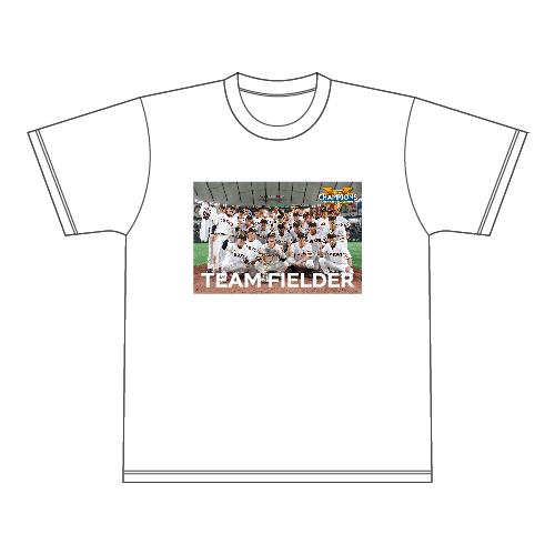 セ・リーグ優勝の記念グッズ第2弾のTシャツ（球団提供）