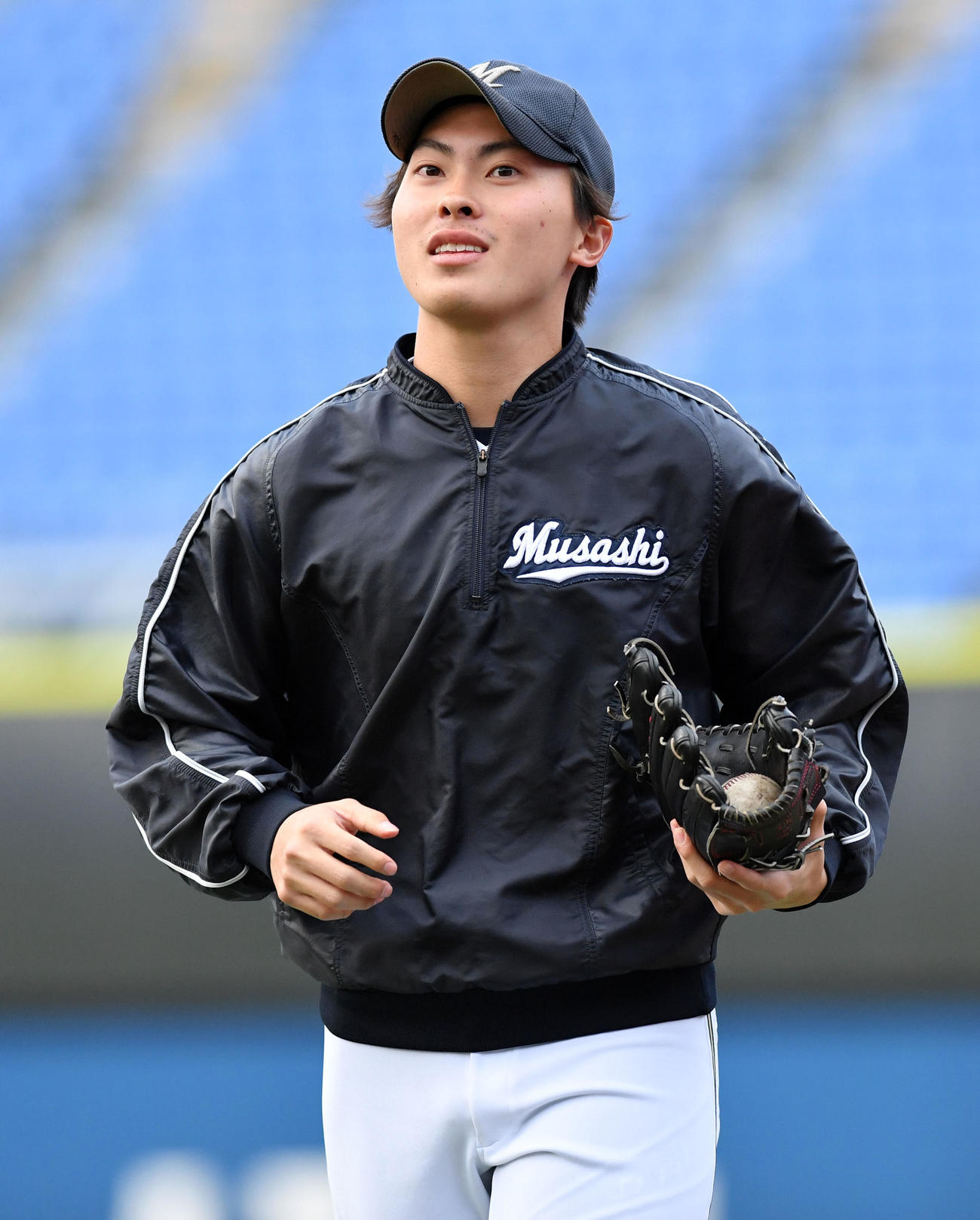 武蔵大・高津大嗣（2020年11月9日撮影）