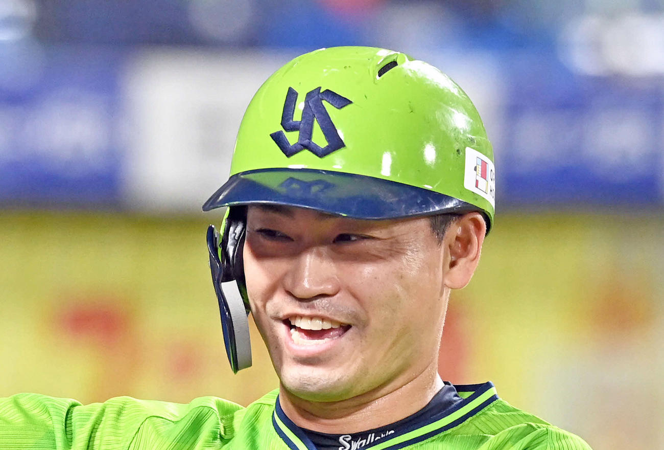 ヤクルト青木宣親（2020年10月24日撮影）