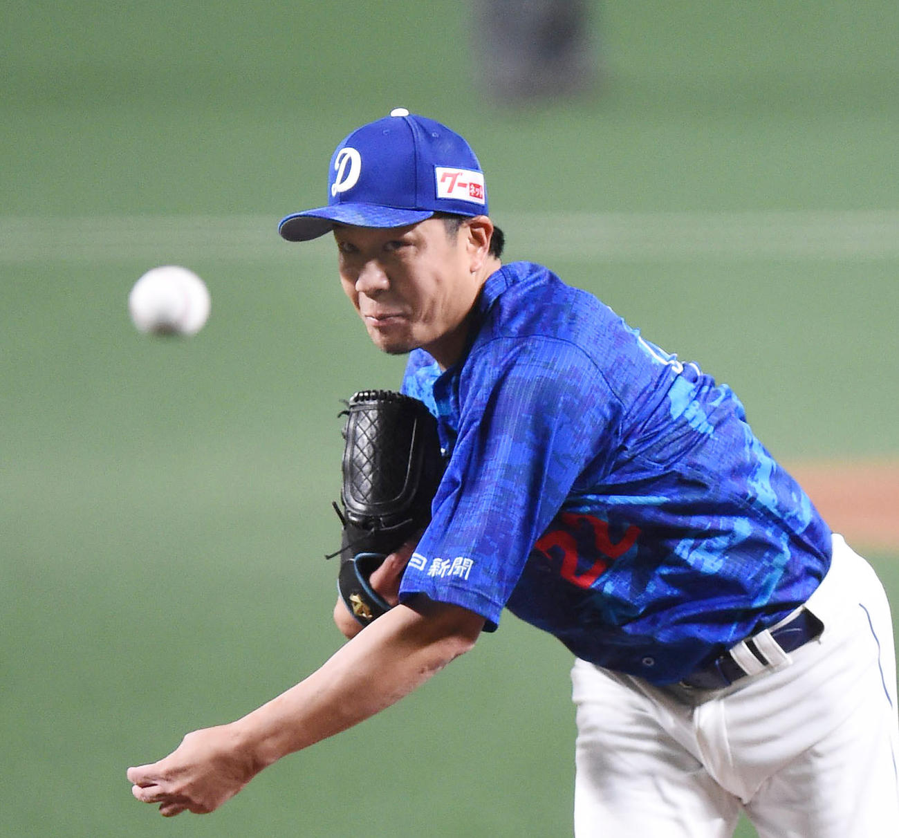 大野雄大（2020年10月14日撮影）