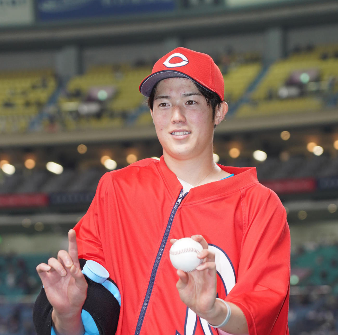 広島森下暢仁（2020年11月1日撮影）