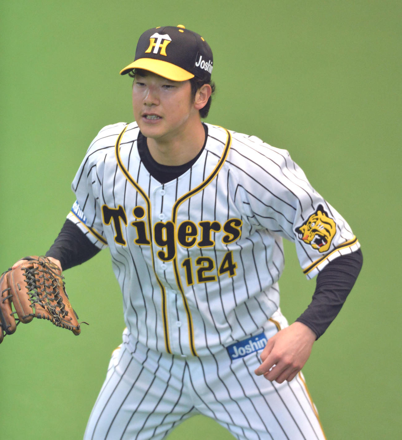現役時代の阪神横田選手（18年2月撮影）