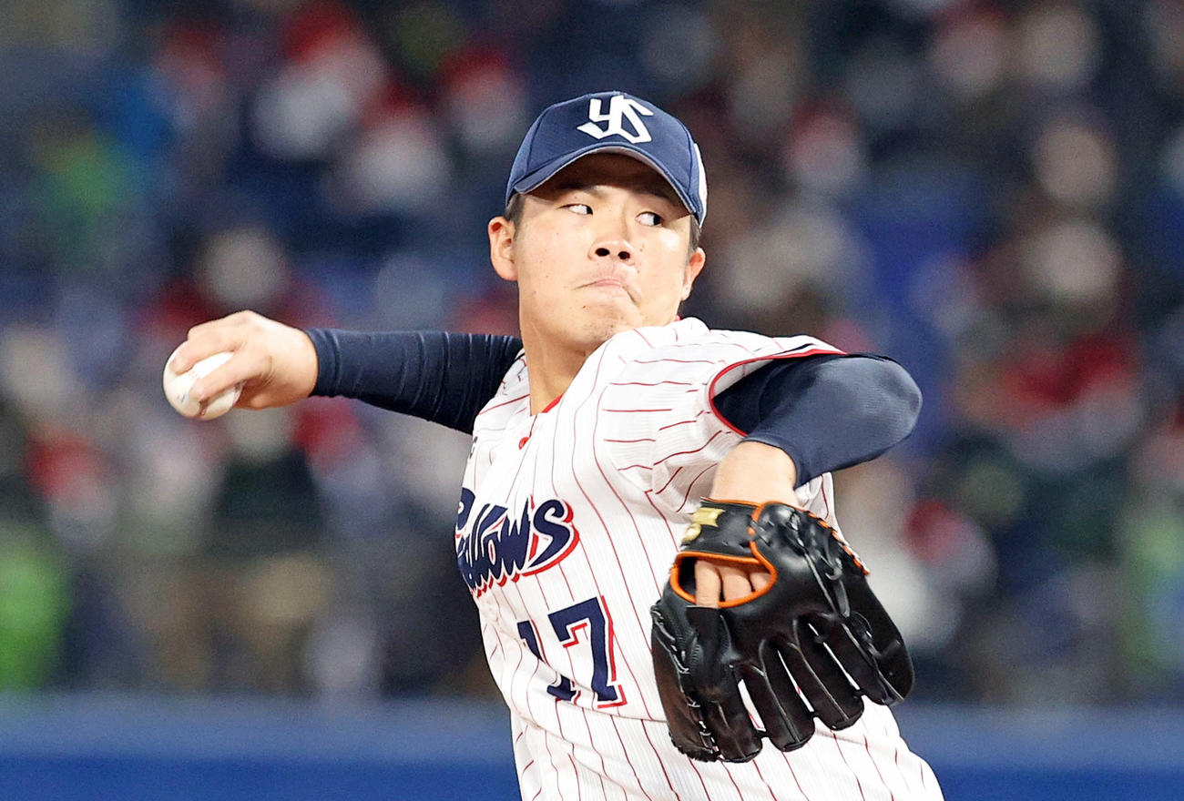 ヤクルト清水昇（2020年10月21日撮影）