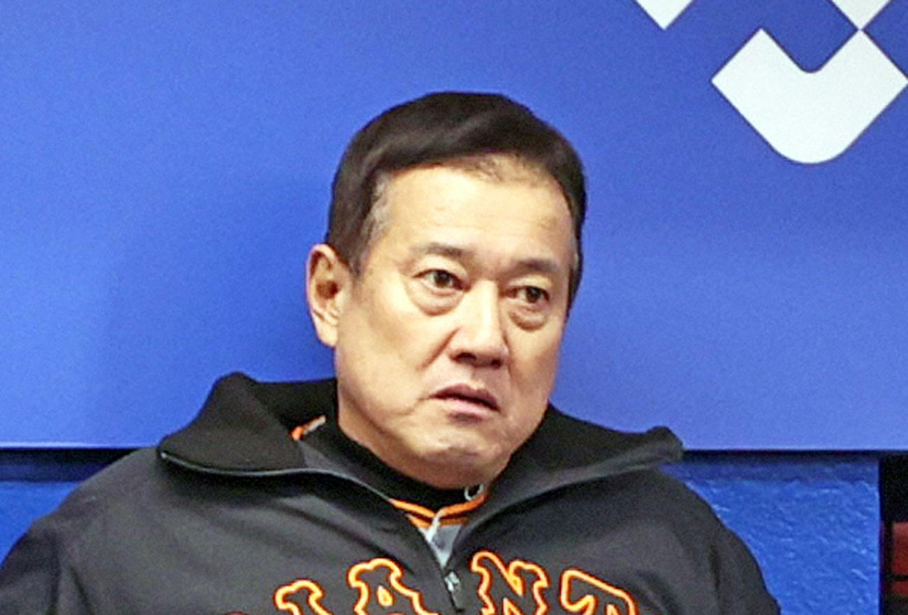 巨人原辰徳監督（2020年10月21日撮影）