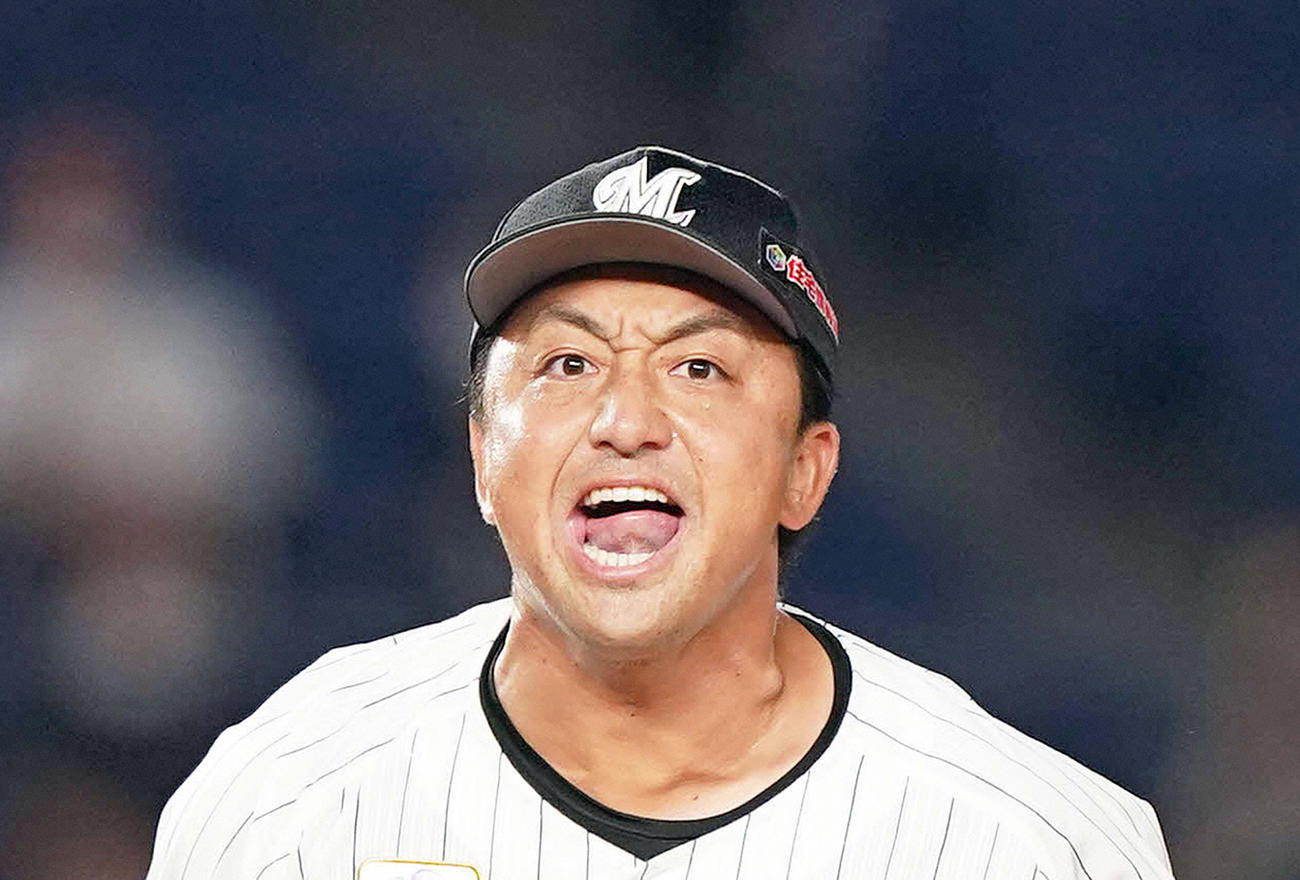 ロッテ沢村拓一（2020年9月8日撮影）