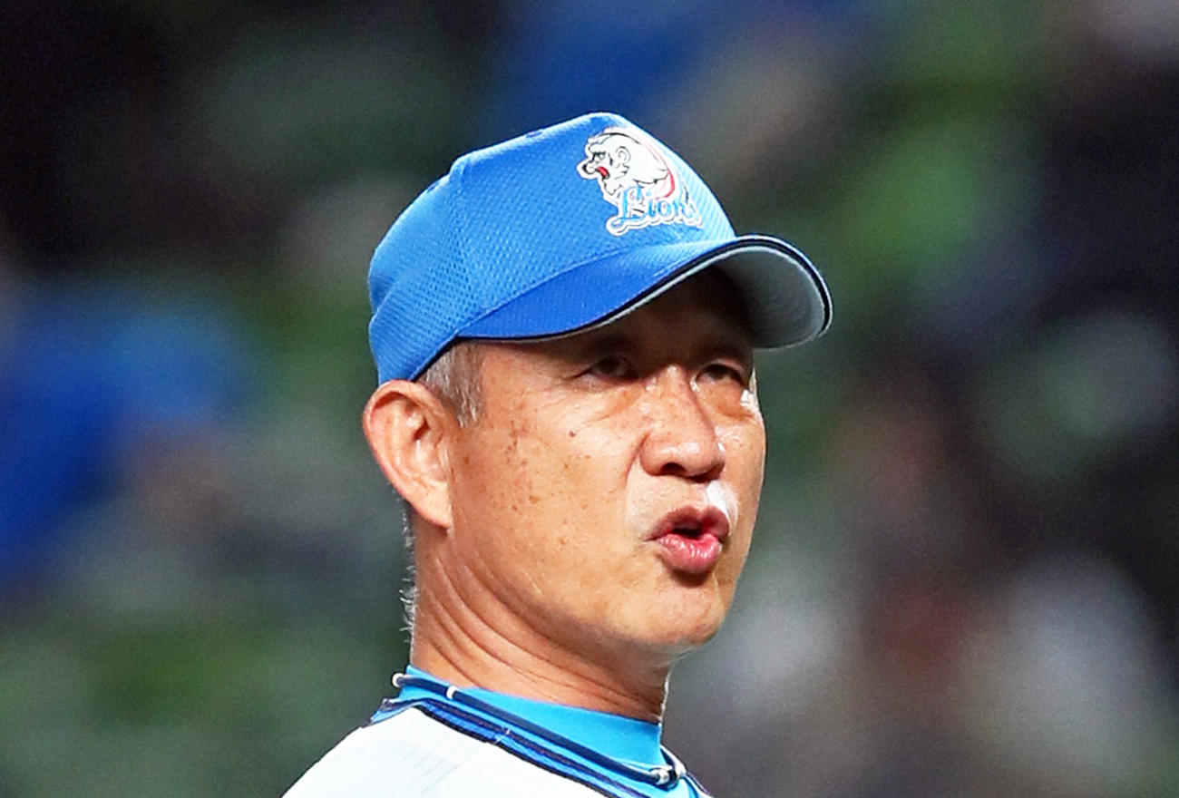 西武辻発彦監督（2020年11月4日撮影）
