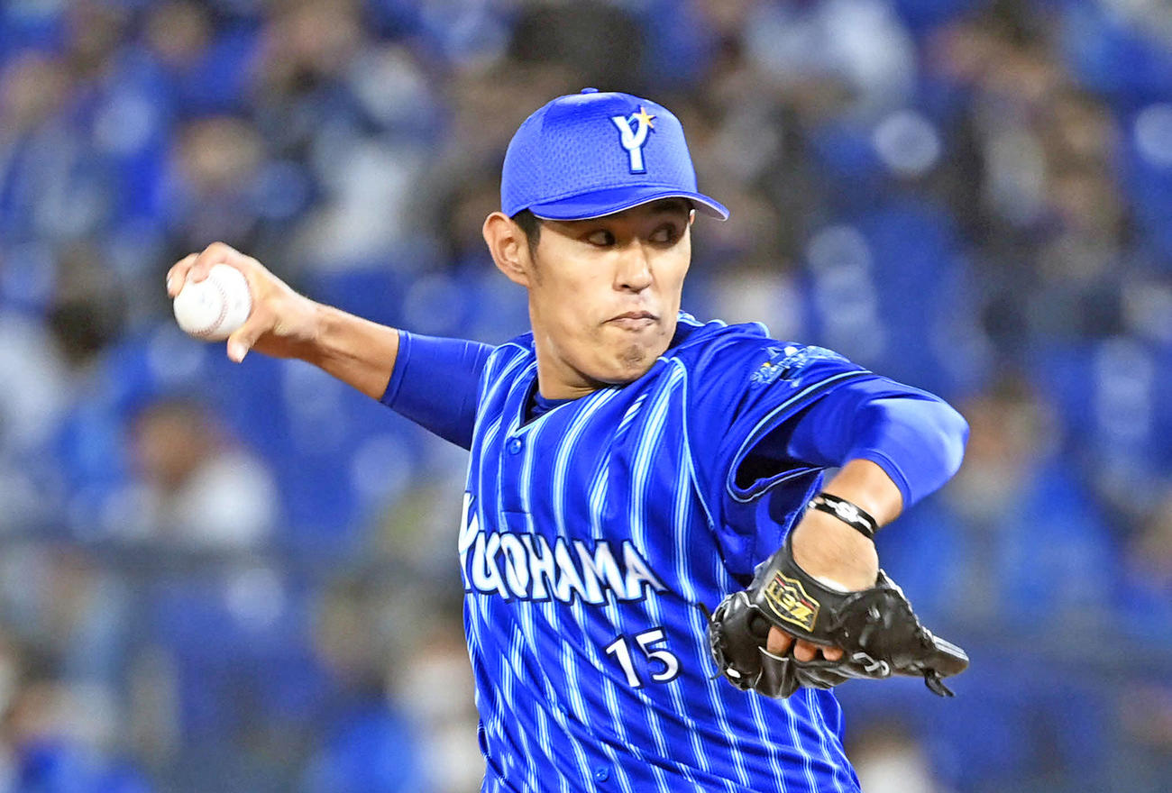 DeNA井納翔一（2020年10月16日撮影）