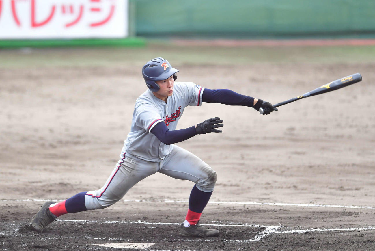 オリックス育成4位の京都国際・釣寿生（2020年7月12日撮影）