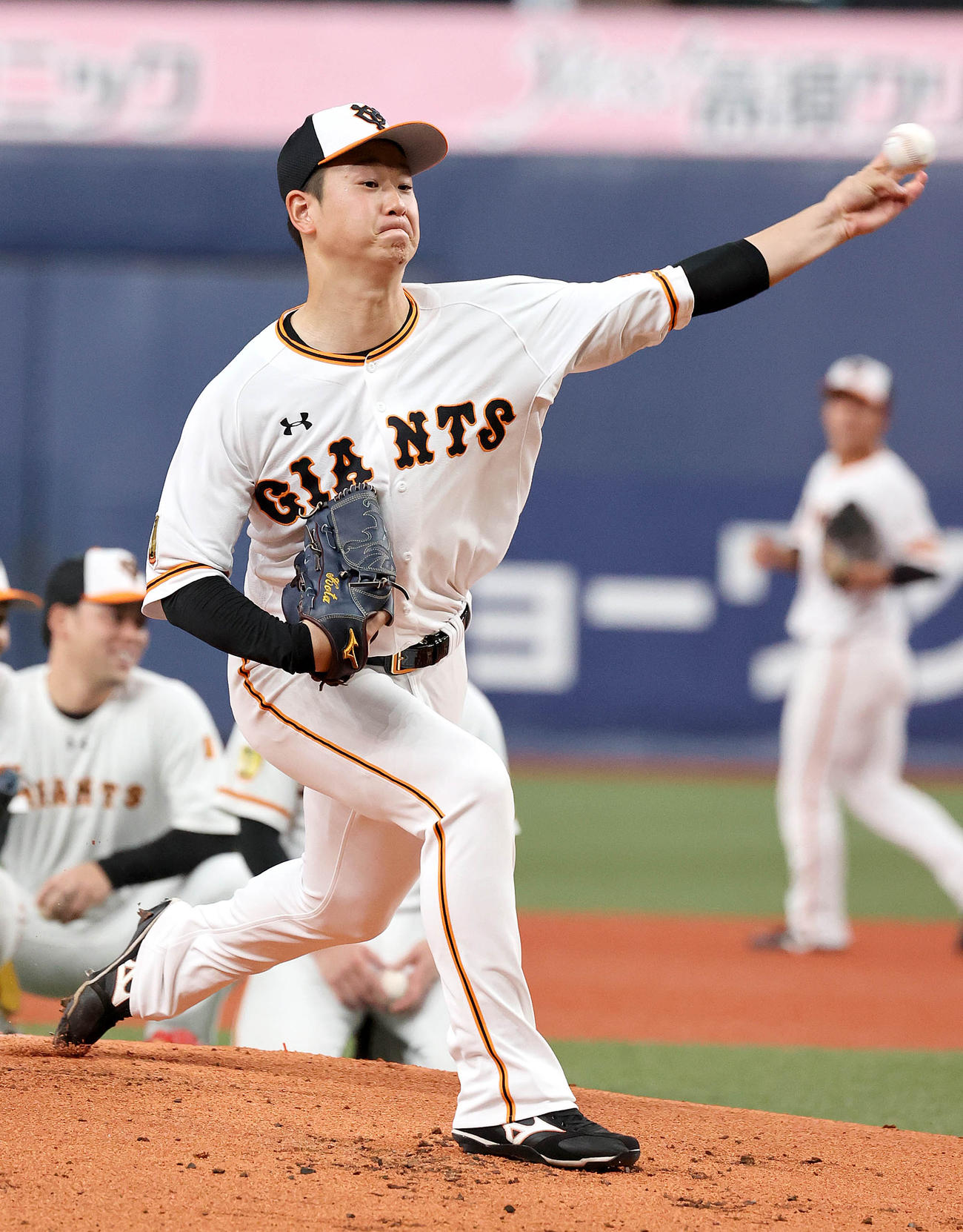 大阪での練習に合流した巨人中川（球団提供）