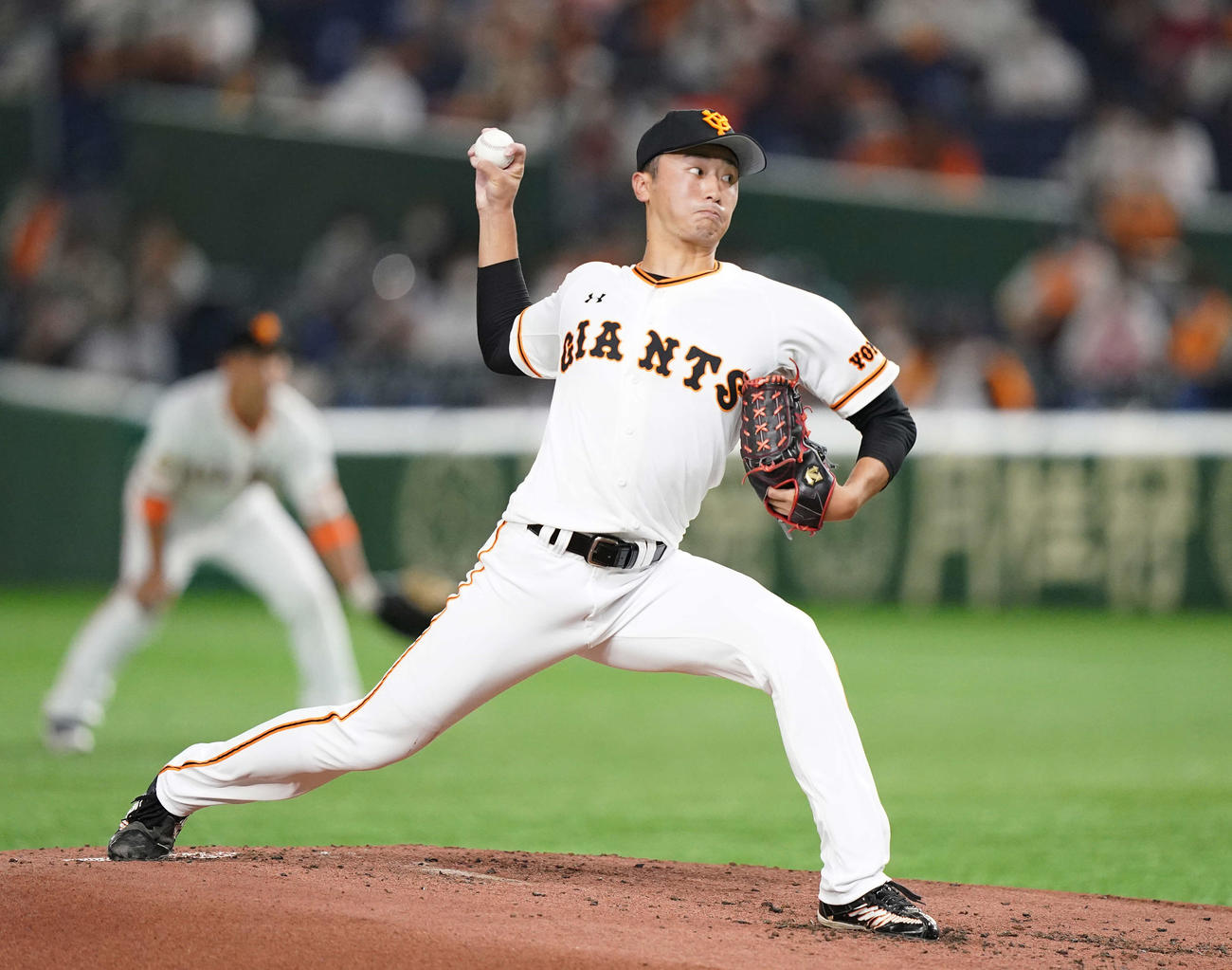 巨人直江大輔（2020年9月21日撮影）