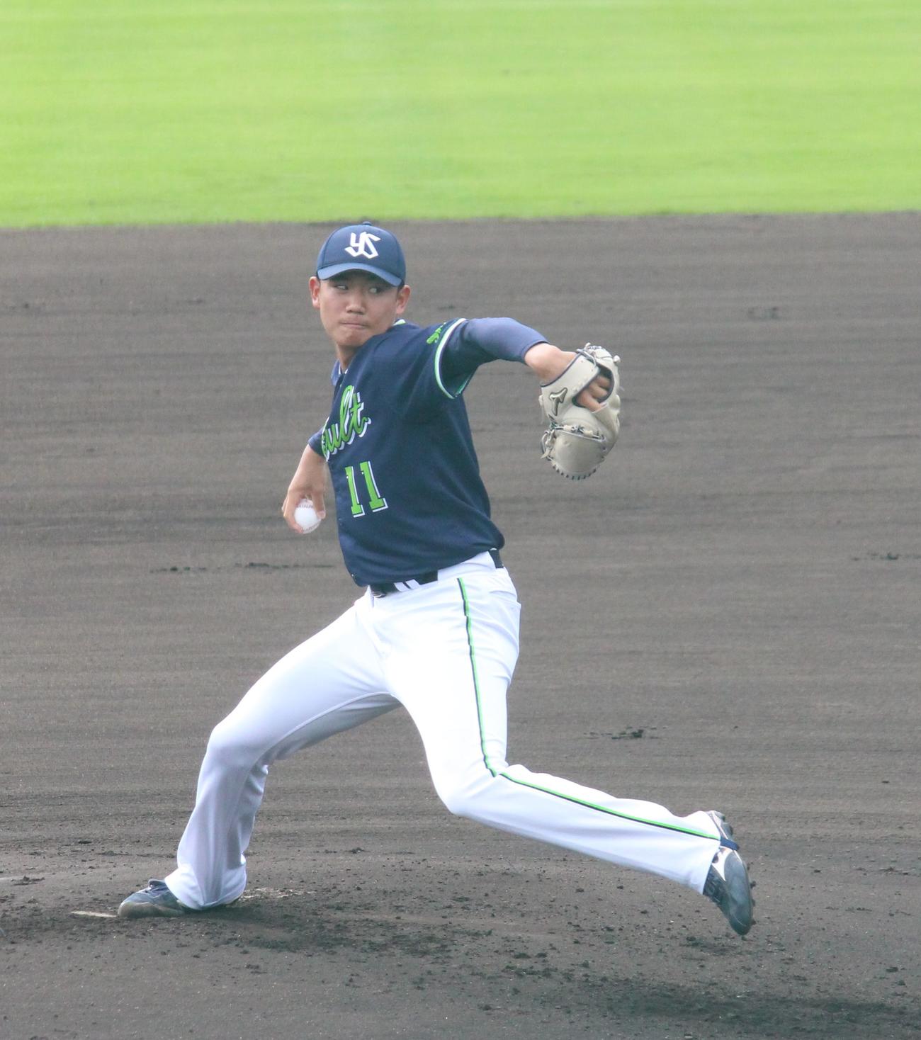 みやざきフェニックス・リーグ初先発したヤクルト奥川